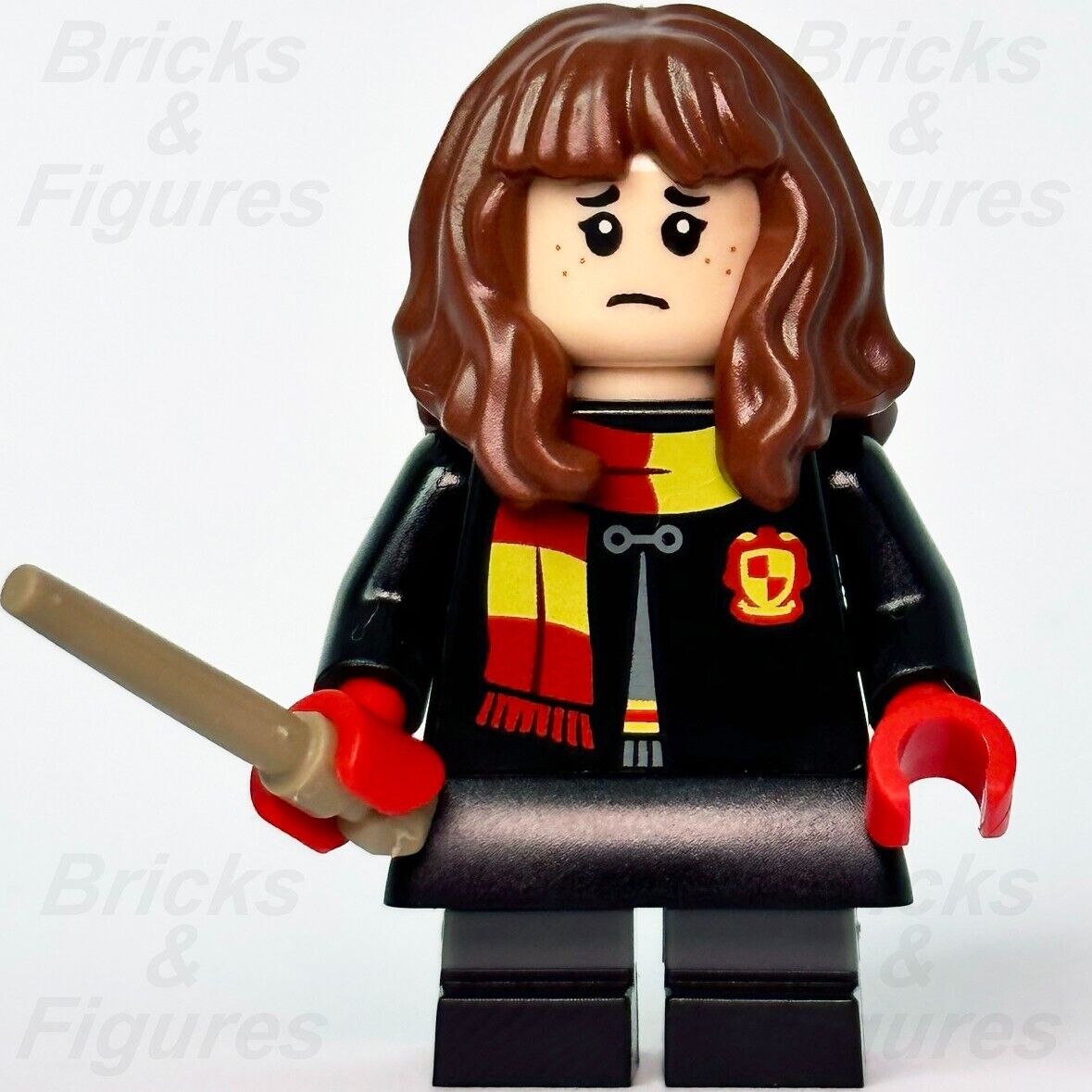 LEGO Gryffindor Student Harry Potter Minifigure Hogwarts Witch Brown Hair 76399 - Bricks & Figures
