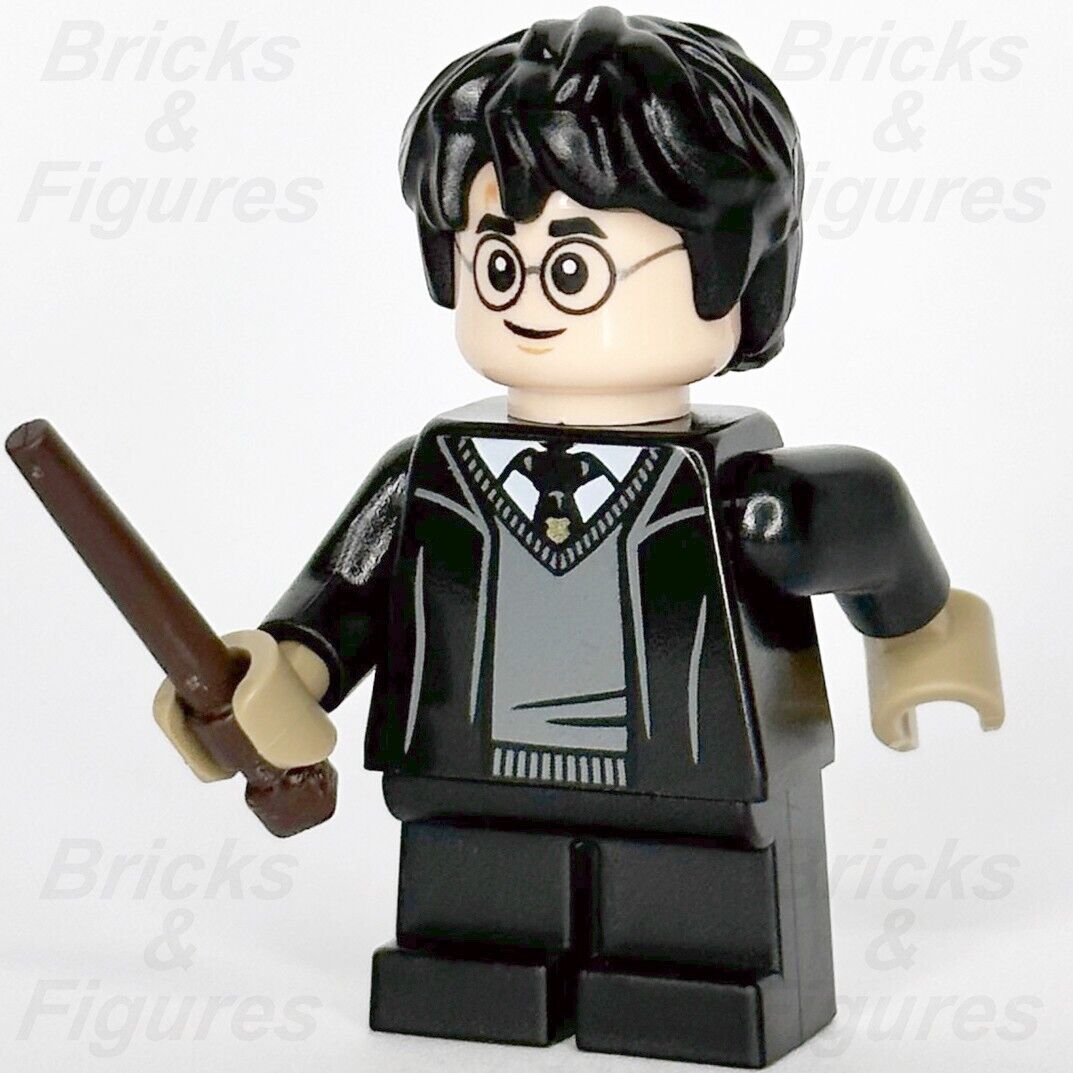 LEGO Harry Potter Minifigure with Black Robe & Grey Sweater Wizard 76399 New - Bricks & Figures