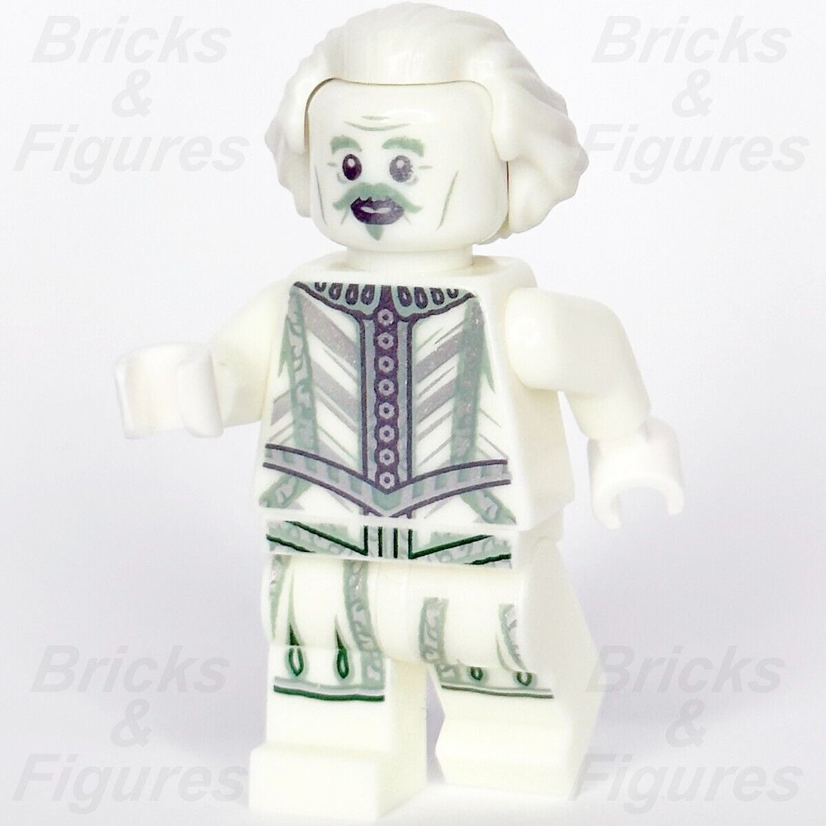 LEGO Harry Potter Nearly Headless Nick Minifigure Glow in the Dark 76389 hp308 - Bricks & Figures