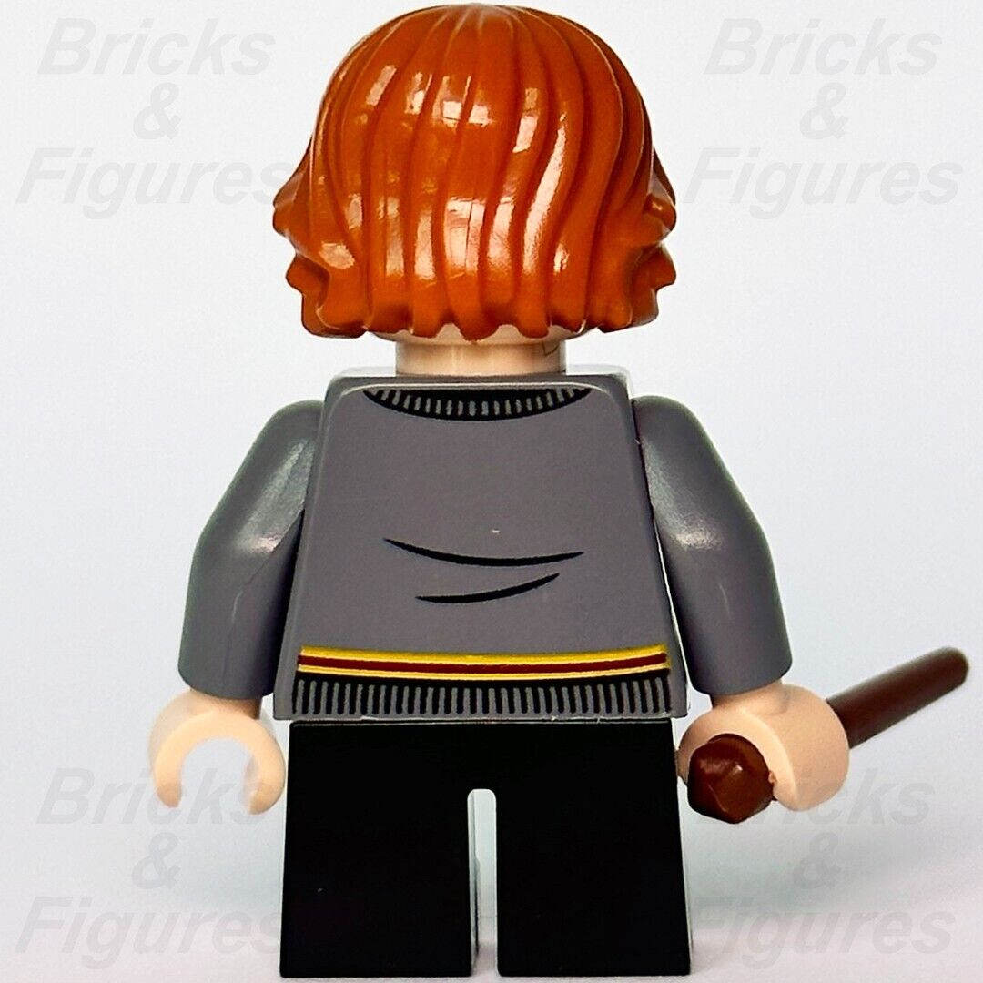 LEGO Harry Potter Ron Weasley Gryffindor Sweater Wizard Minifigure 75954 hp151 - Bricks & Figures
