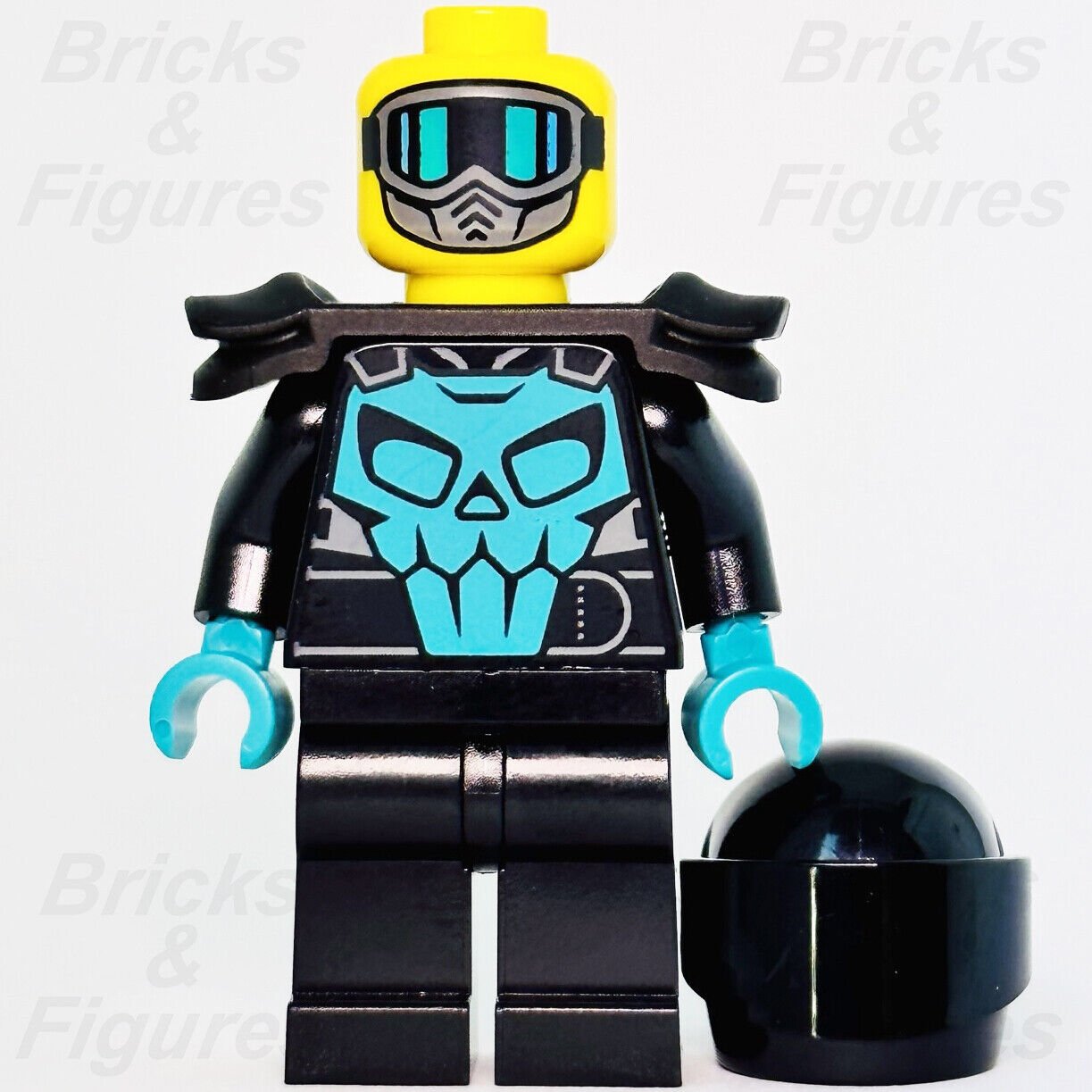 LEGO Incognitro Stuntz Driver Town City Farm Minifigure 60294 cty1315 Minifig - Bricks & Figures