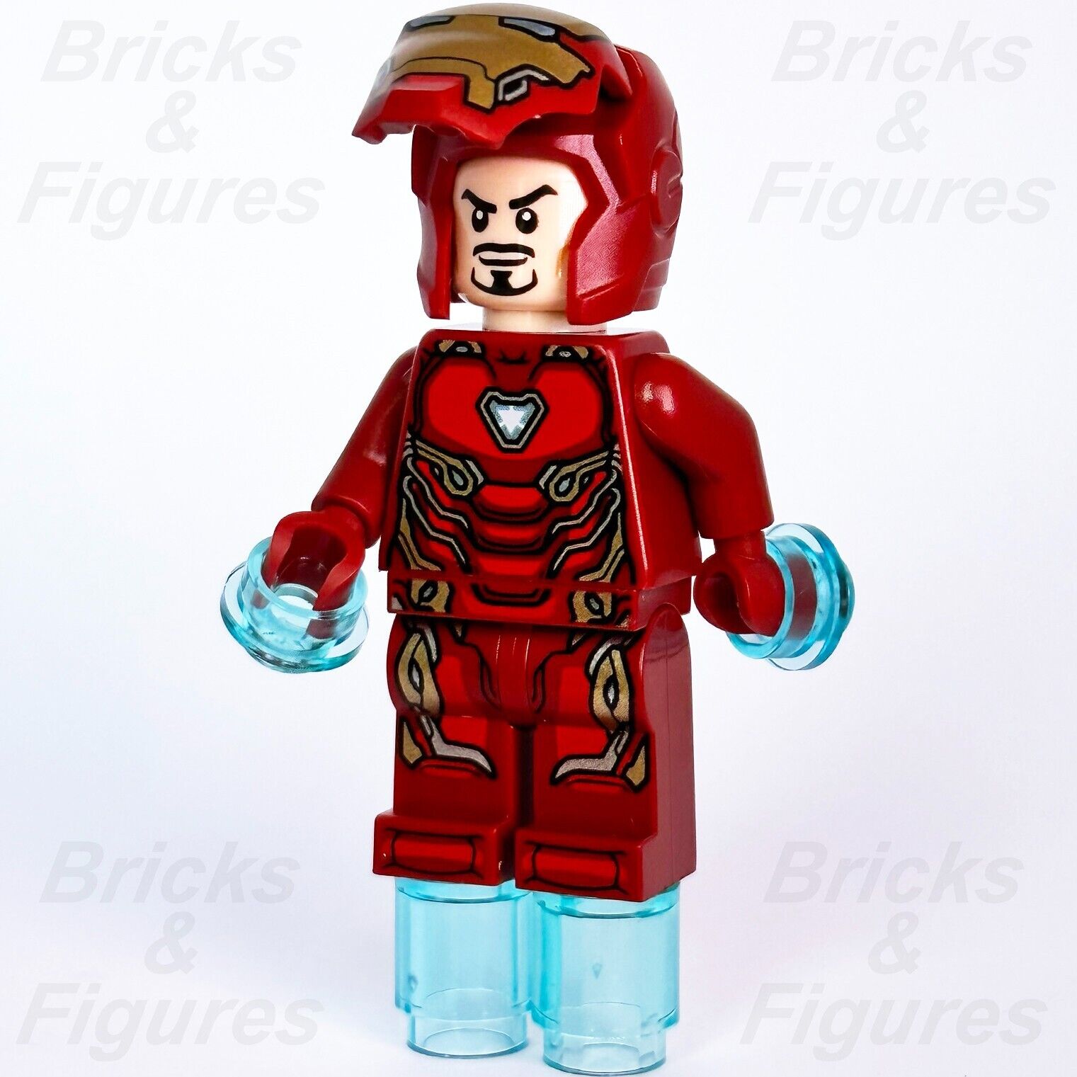 LEGO Iron Man Mark 50 Armor Marvel Super Heroes Minifigure 76218 Armour sh828 - Bricks & Figures
