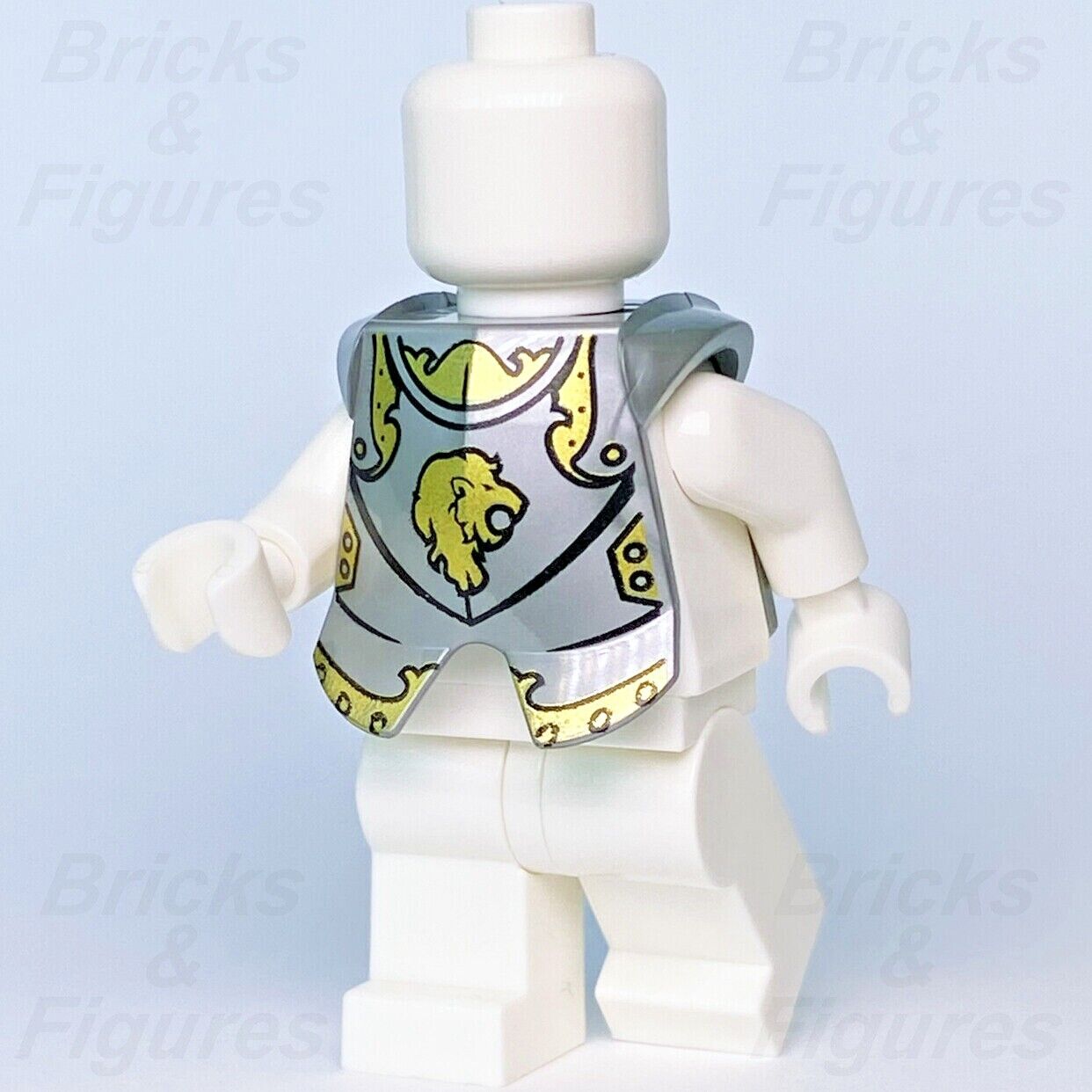 LEGO Lion Head Breastplate Armour Castle Knight Minifigure Part 2587pb23 New - Bricks & Figures