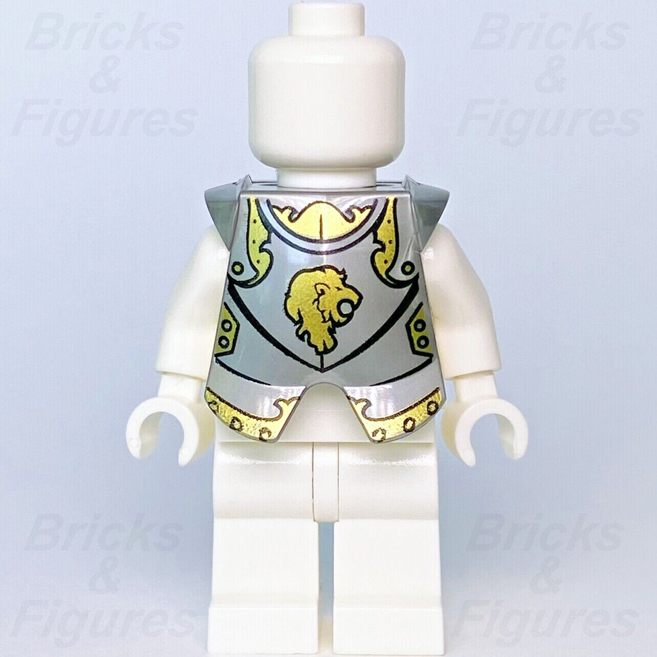 LEGO Lion Head Breastplate Armour Castle Knight Minifigure Part 2587pb23 New - Bricks & Figures