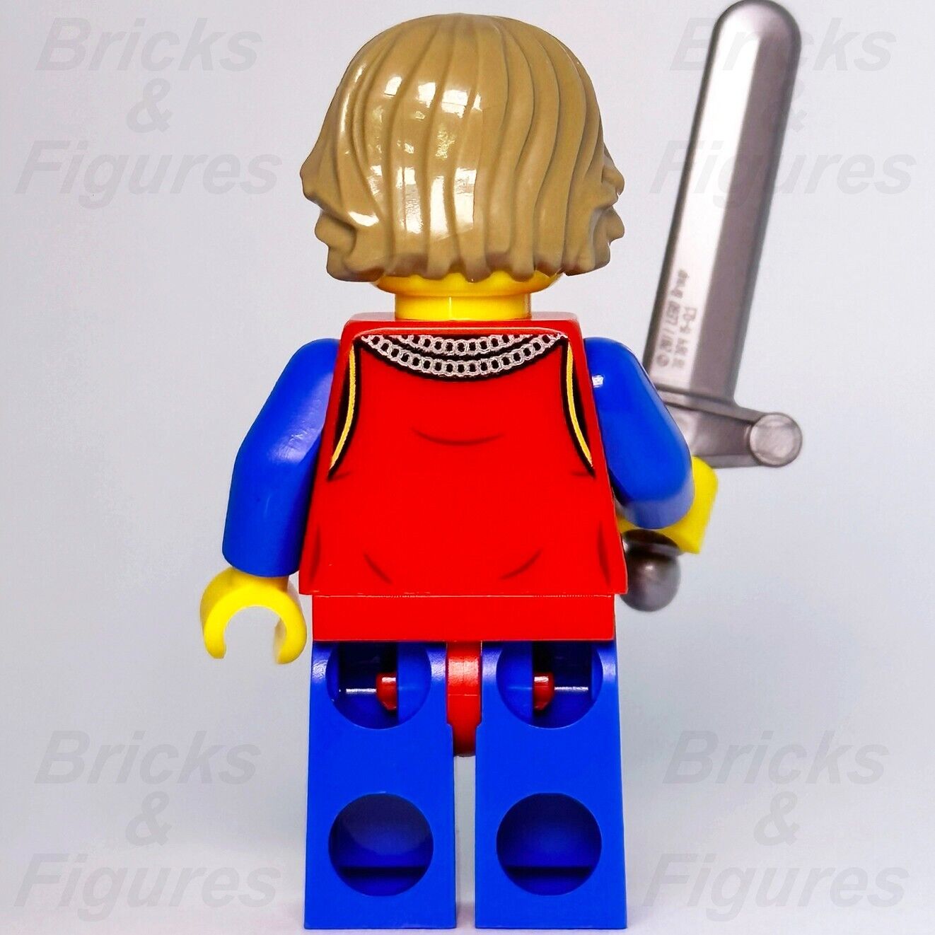 LEGO Lion Knight Castle Minifigure Lion Knights with Sword Male 10305 cas560 - Bricks & Figures