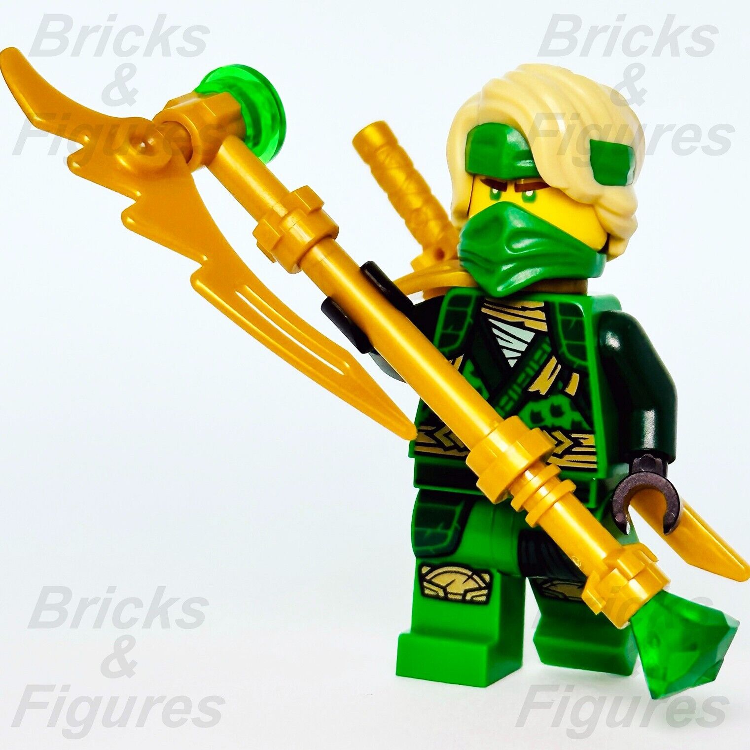 LEGO Lloyd Garmadon Ninjago Crystalized Minifigure Green Ninja 892292 njo785 - Bricks & Figures