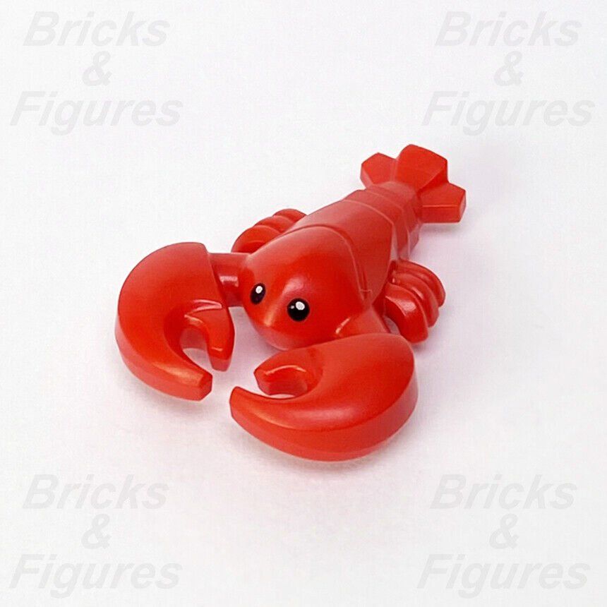 LEGO Lobster Red Sea Animal Minifigure City Town Animal Part 27152pb01 21310 - Bricks & Figures