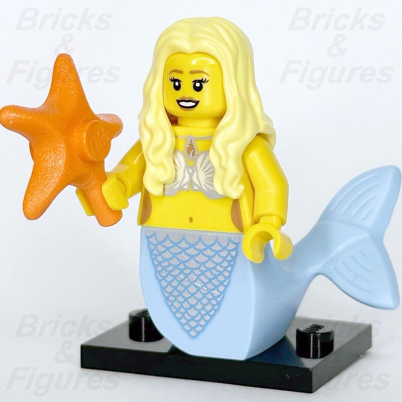 LEGO Mermaid Minifigure with Starfish Collectible Series 9 71000 #12 col09-12 - Bricks & Figures