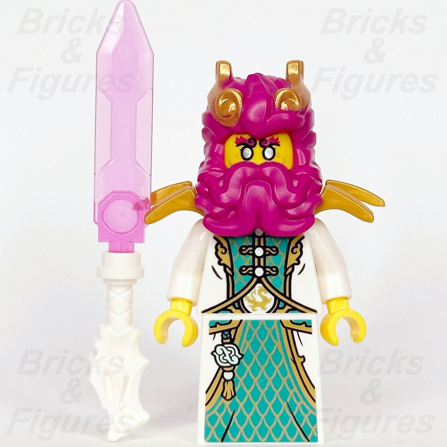 LEGO Monkie Kid Dragon of the East Minifigure Ao Guang Clan 80037 mk094 Minifig - Bricks & Figures