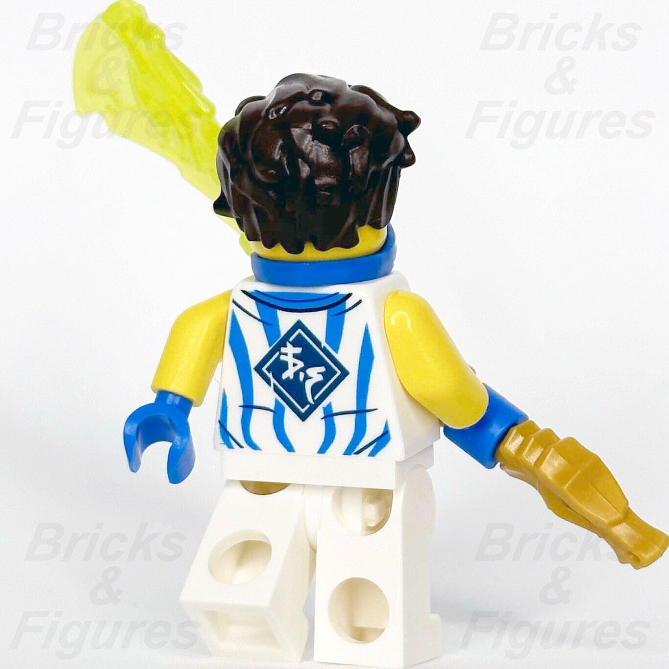 LEGO Ninjago Jay Minifigure Legacy Ninja White Tunic Blue Stripes 71732 njo648 - Bricks & Figures