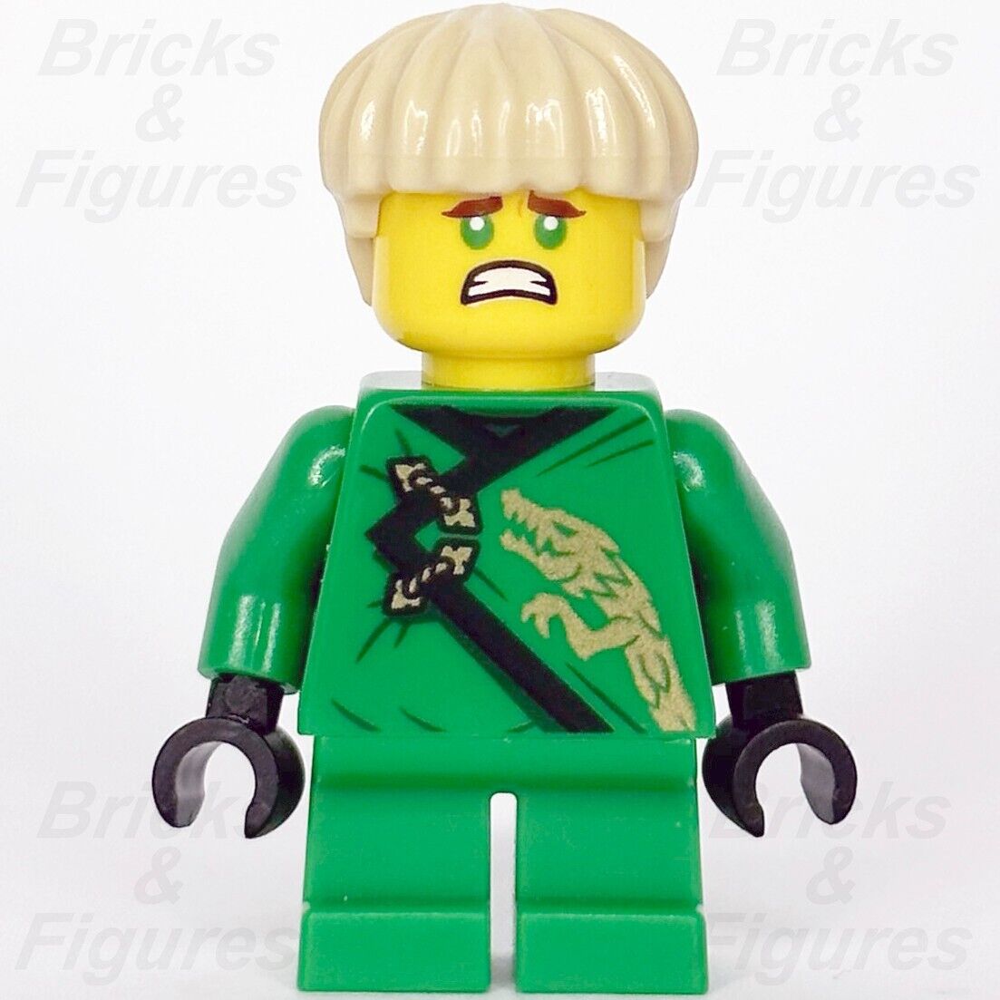 LEGO Ninjago Young Lloyd Garmadon Minifigure Green Ninja Legacy 71741 njo674 - Bricks & Figures