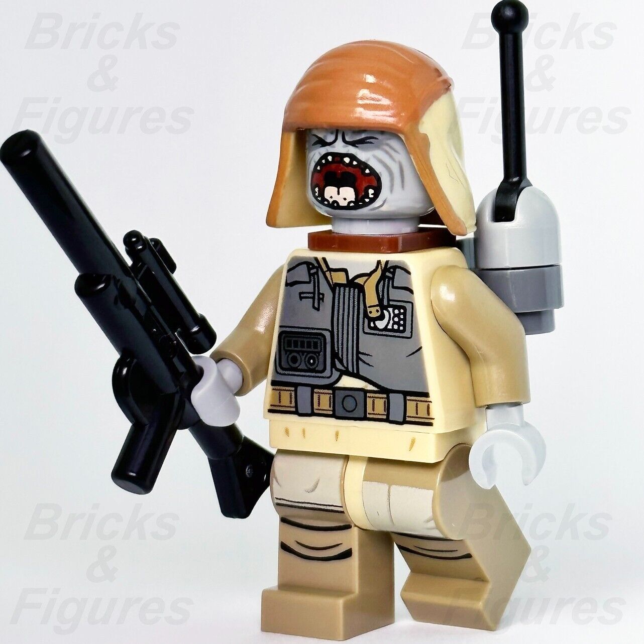 LEGO Pao Star Wars Rogue One Minifigure Rebel 75156 sw0798 No Backpack Sticker - Bricks & Figures