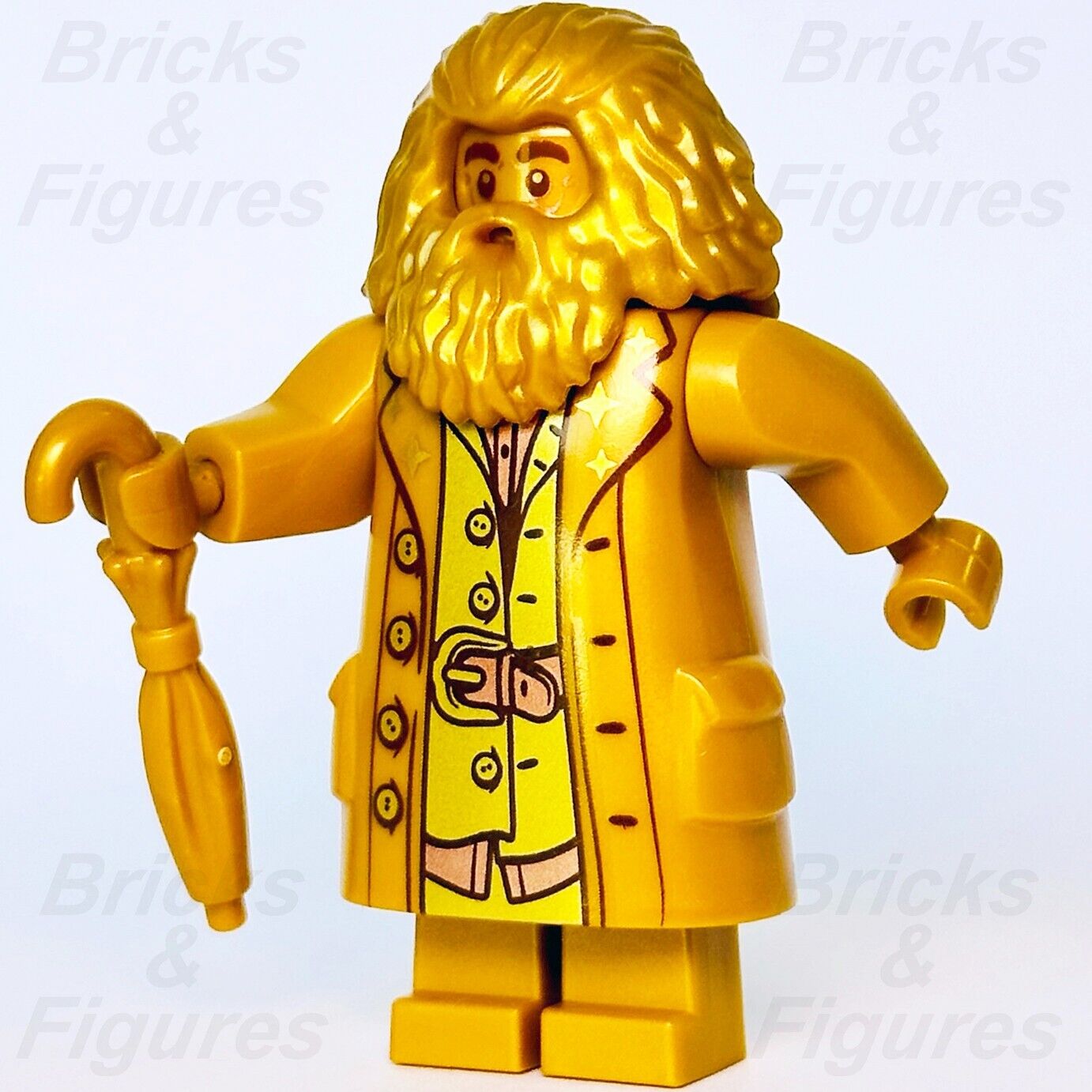 LEGO Rubeus Hagrid Minifigure Harry Potter 20th Anniversary Gold 76391 hp324 - Bricks & Figures