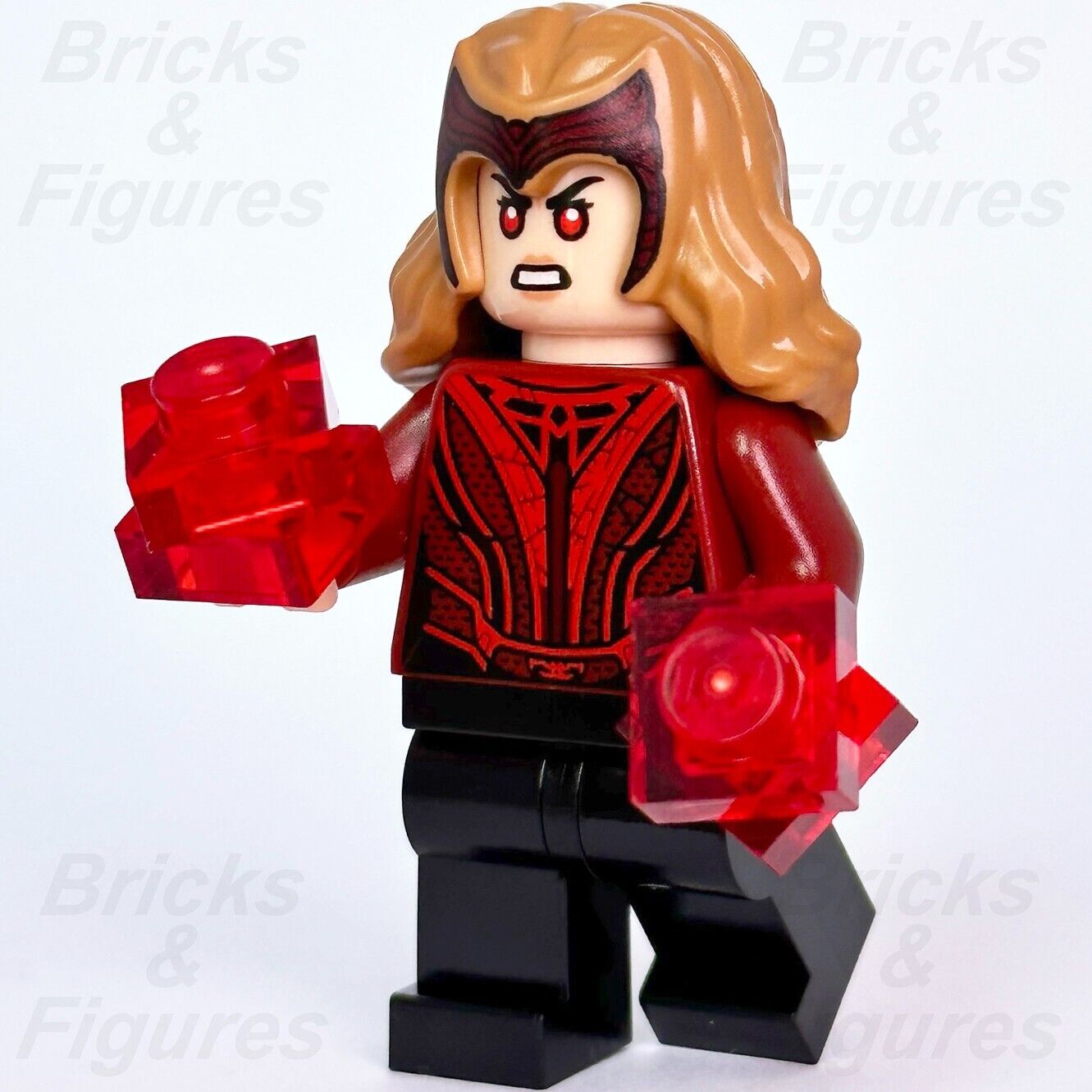 LEGO Scarlet Witch Marvel Super Heroes Minifigure Doctor Strange 76218 sh831 - Bricks & Figures