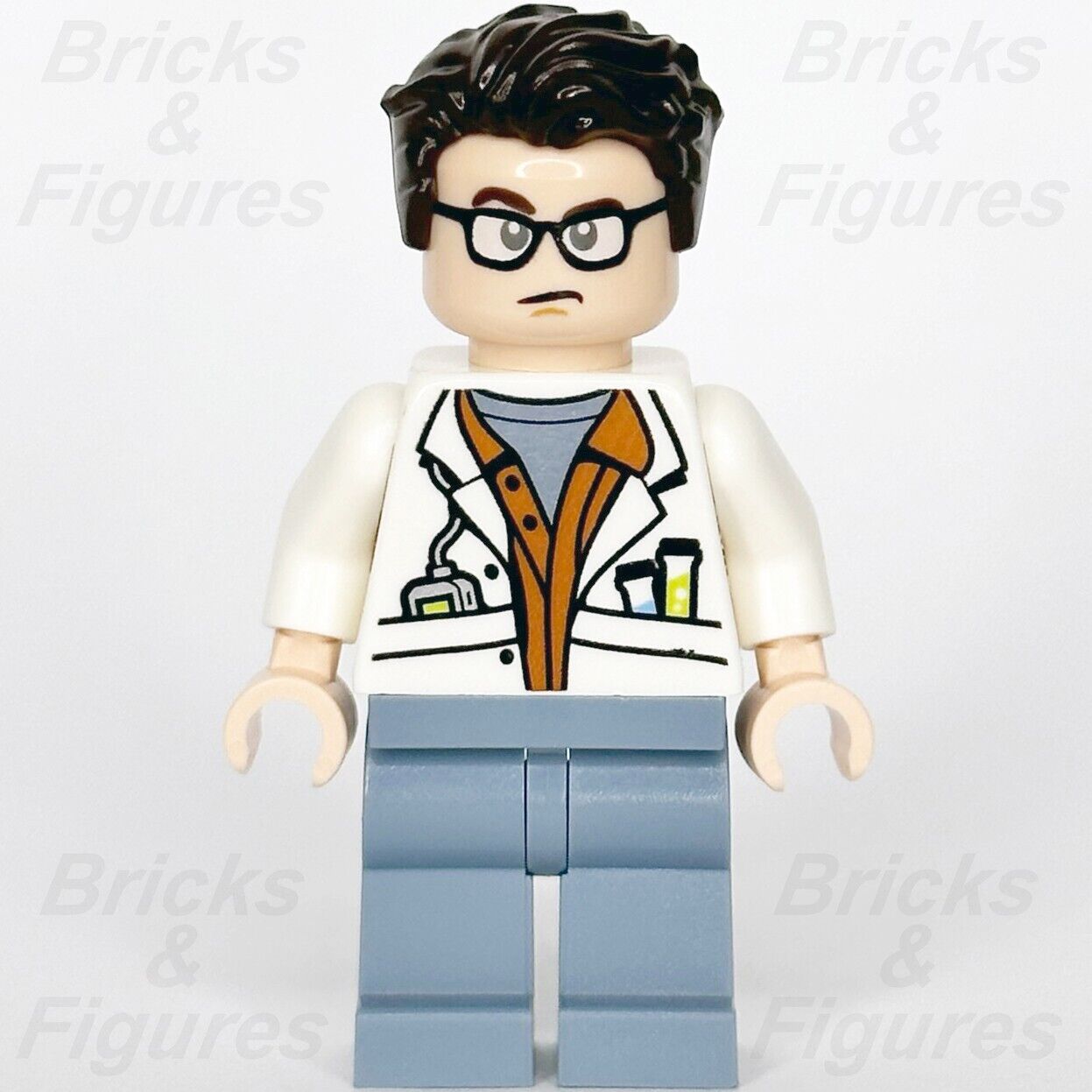 LEGO Scientist Minifigure Jurassic World Jurassic Park 10758 jw041 Doctor Dr. - Bricks & Figures