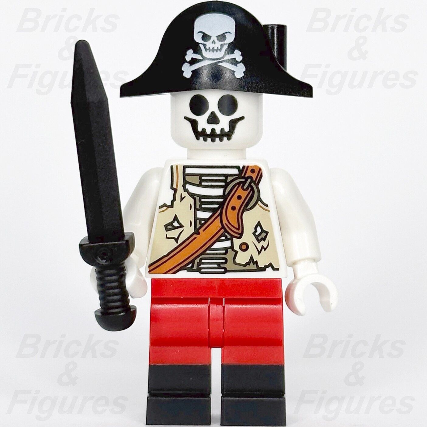 LEGO Skeleton Pirate Minifigure Captain Sword Part Build-A-Minifigure BAM 2023 - Bricks & Figures