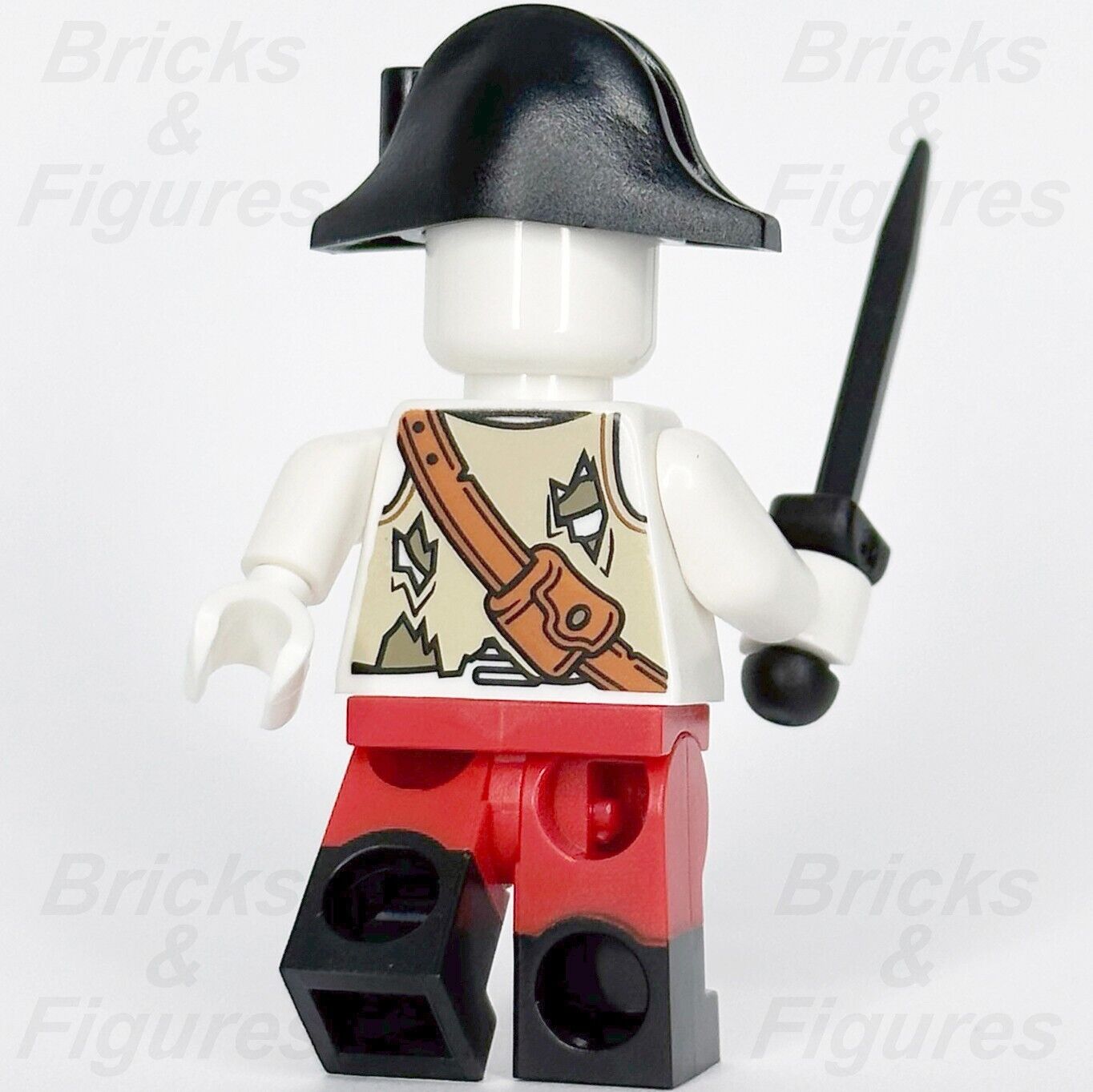 LEGO Skeleton Pirate Minifigure Captain Sword Part Build-A-Minifigure BAM 2023 - Bricks & Figures