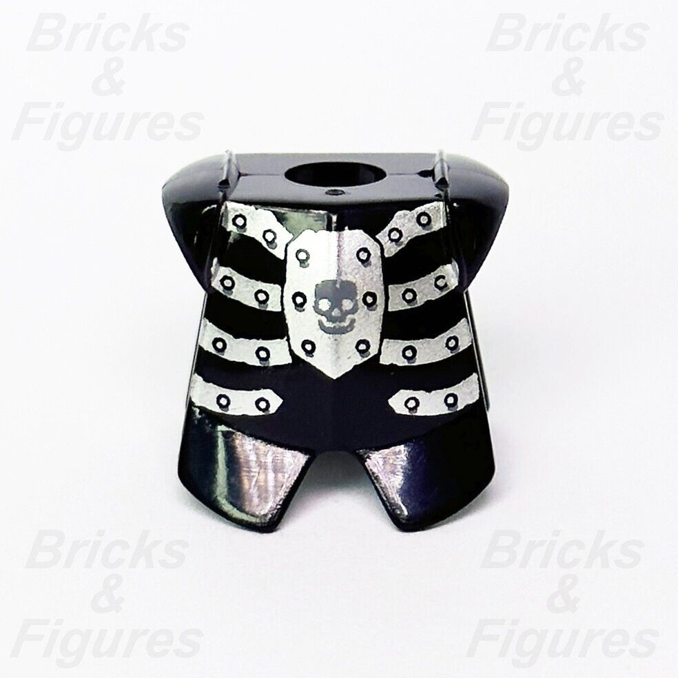 LEGO Skeleton Skull Breastplate Armour Castle Knight Minifigure Part 2587pb20 - Bricks & Figures