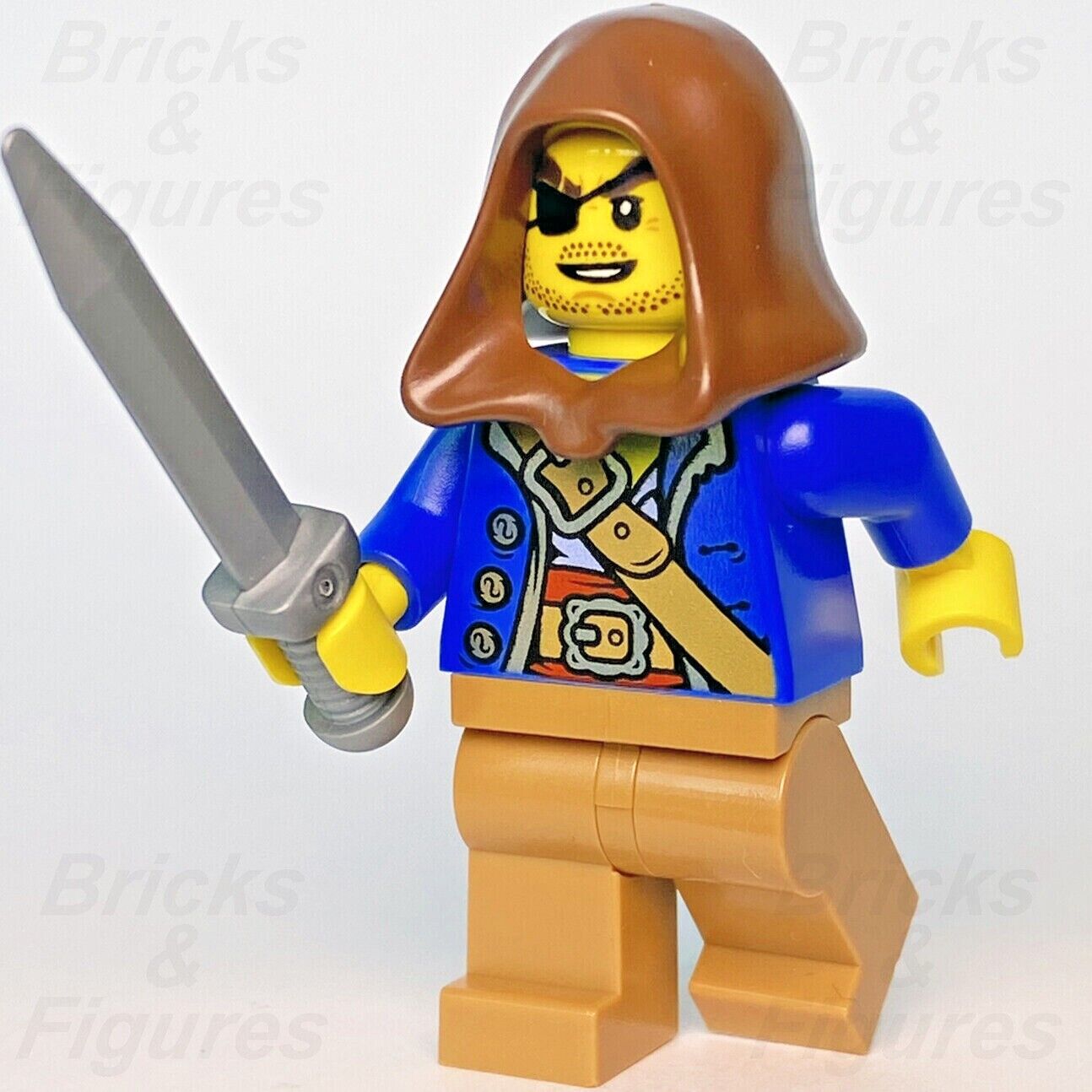 LEGO Smuggler Castle in the Forest Minifigure with Sword 910001 adp016 Genuine - Bricks & Figures