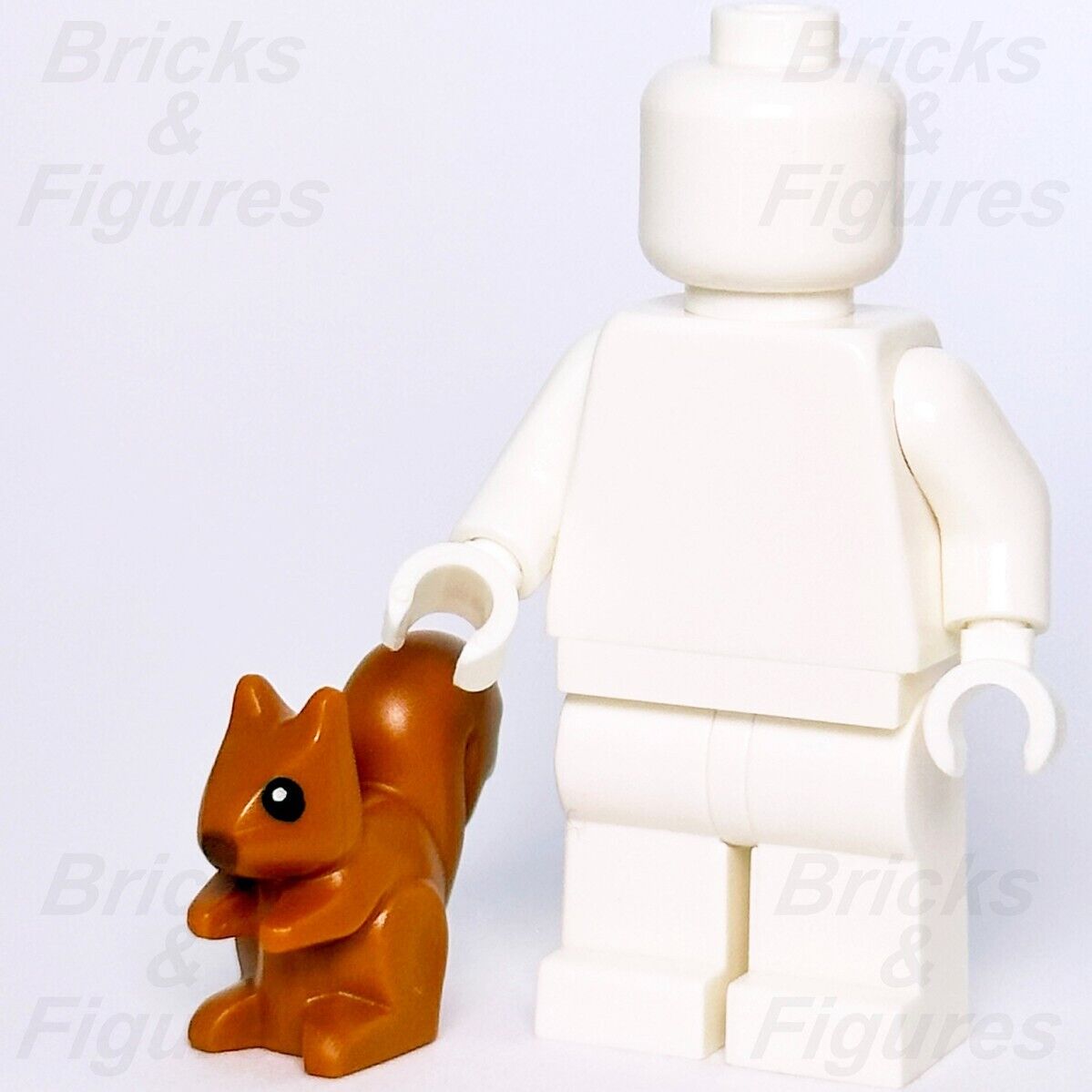 LEGO Squirrel Dark Orange Minifigure Animal Town City Part 60326 80679pb01 New - Bricks & Figures