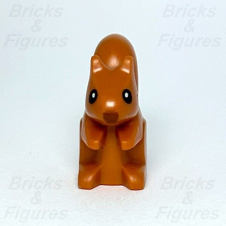 LEGO Squirrel Dark Orange Minifigure Animal Town City Part 60326 80679pb01 New - Bricks & Figures