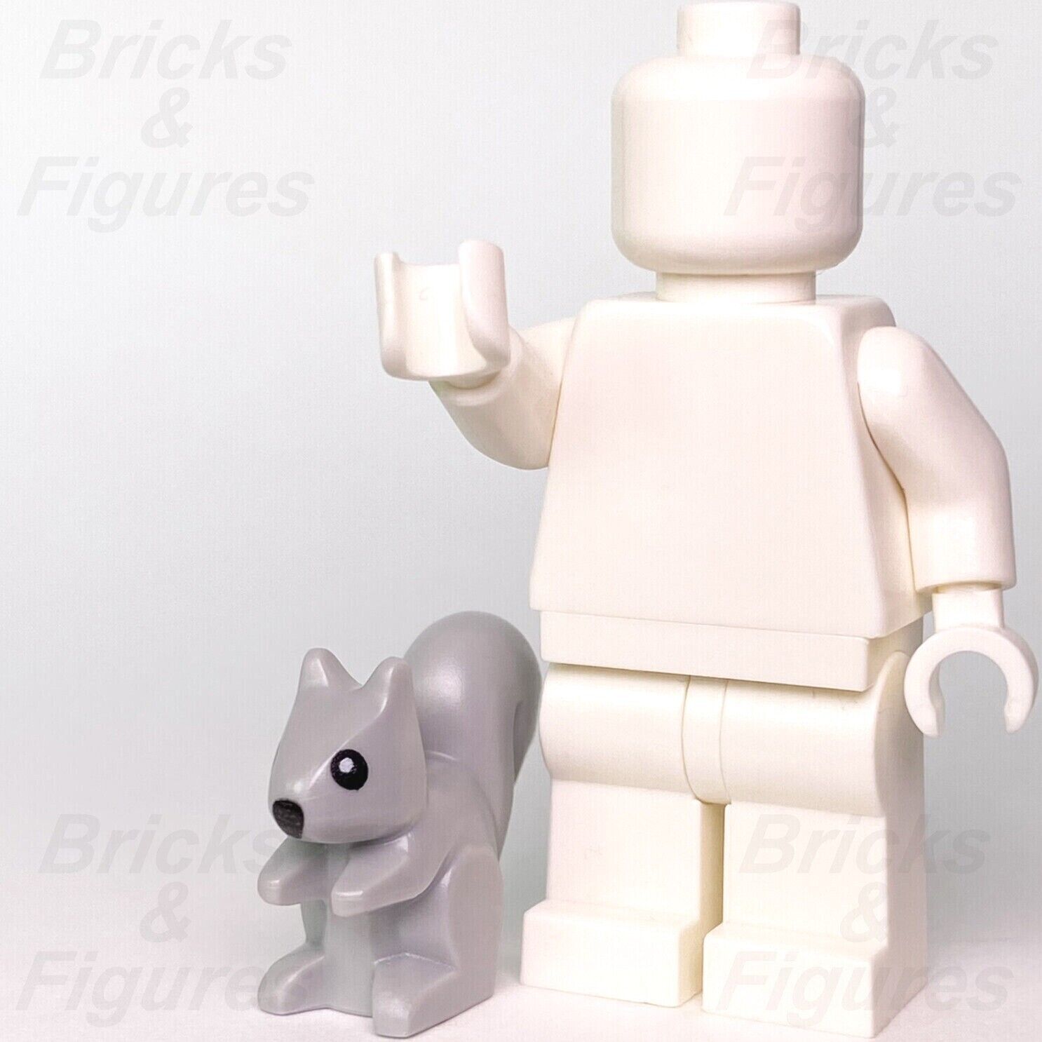 LEGO Squirrel Light Bluish Grey City Town Animal Part Minifigure 60346 60329 - Bricks & Figures