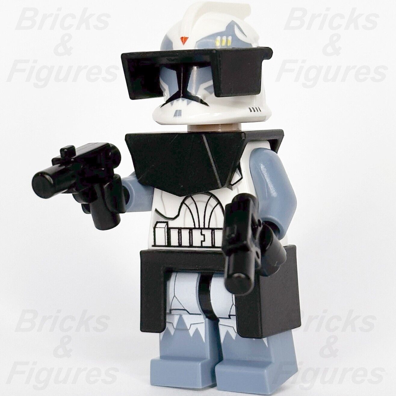 LEGO Star Wars Clone Trooper Commander Wolffe Minifigure Wolfpack Phase 1 7964 - Bricks & Figures