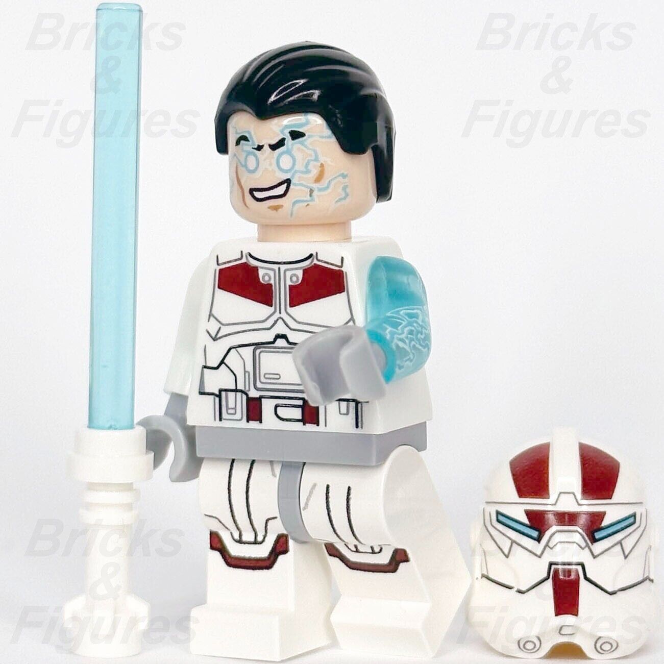 LEGO Star Wars Jek-14 Clone Trooper Minifigure Force Sensitive 75018 sw0475 - Bricks & Figures