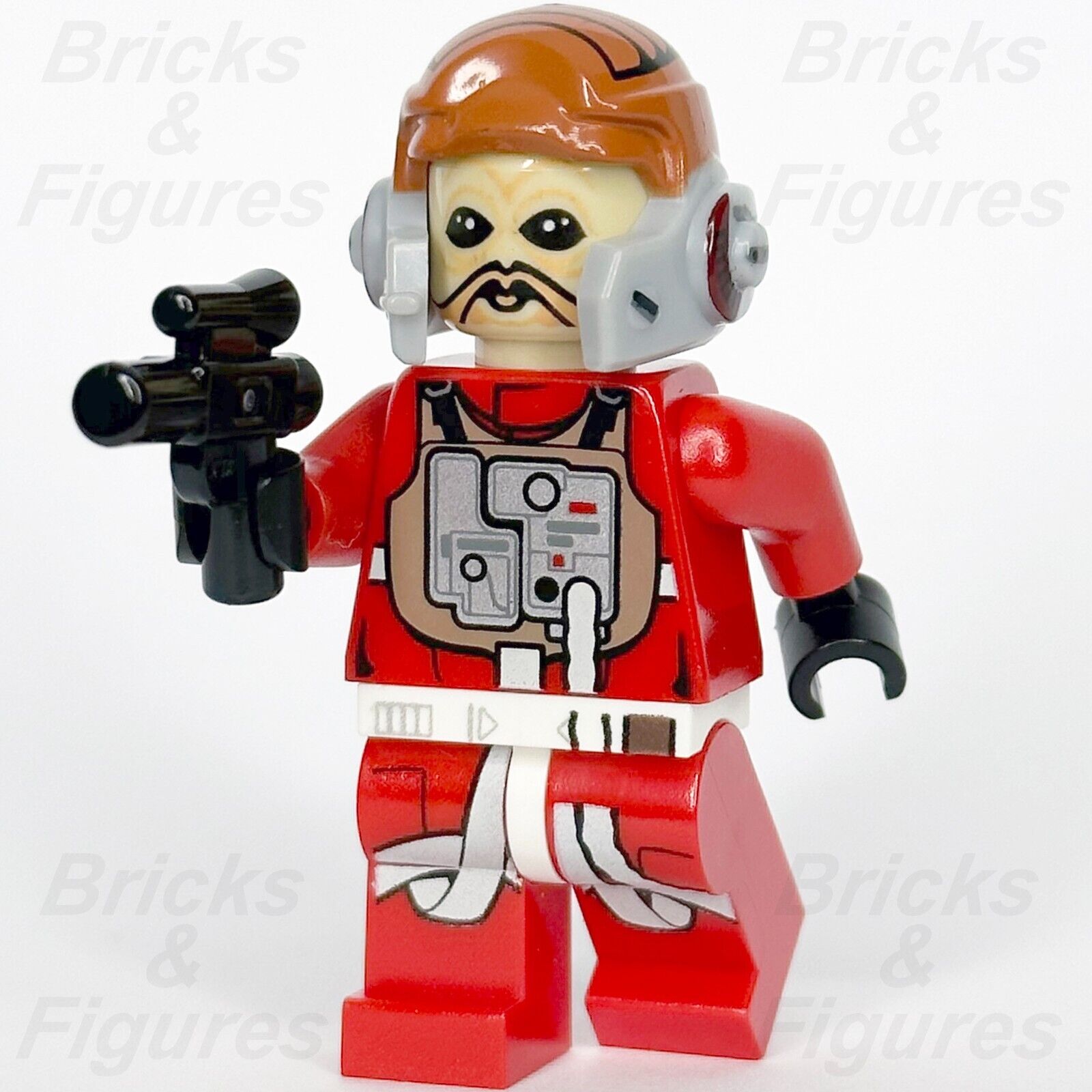 LEGO Star Wars Ten Numb Minifigure Rebel B-Wing Fighter Pilot 75050 sw0556 - Bricks & Figures