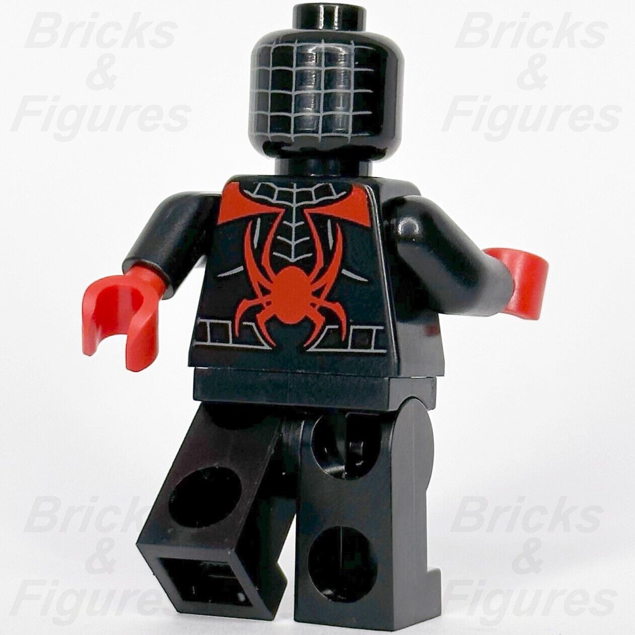 LEGO Super Heroes Miles Morales Spider-Man Minifigure Marvel 76244 sh855 - Bricks & Figures
