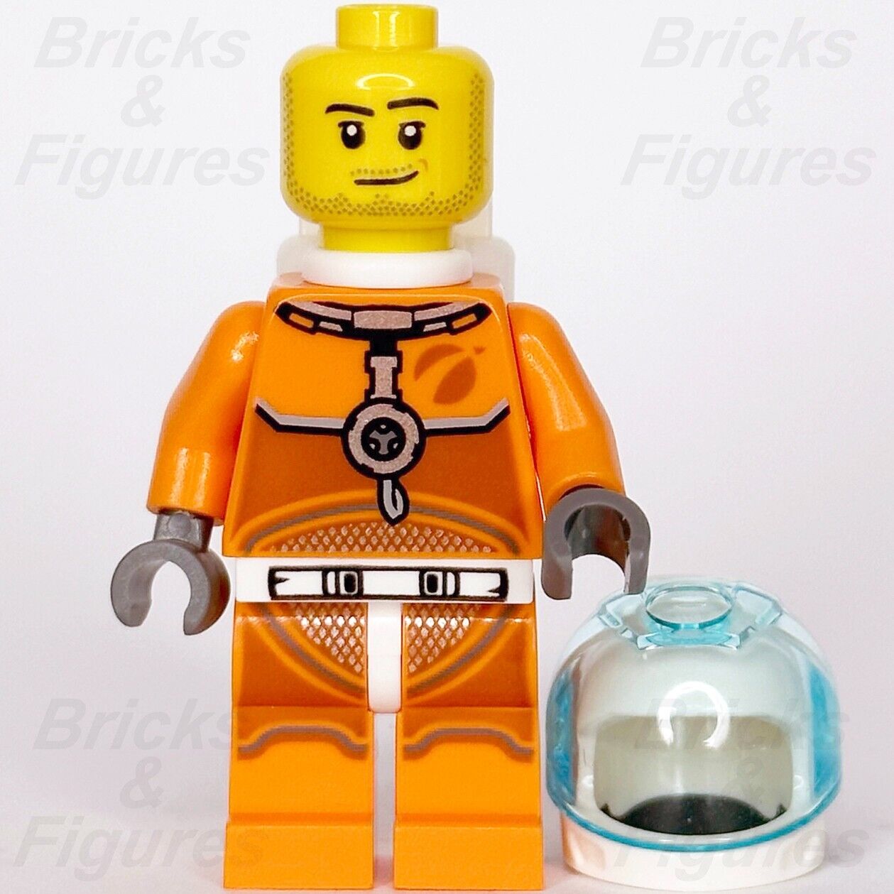 LEGO Town City Astronaut Male - Orange Spacesuit Minifigure 60225 60229 cty1061 - Bricks & Figures