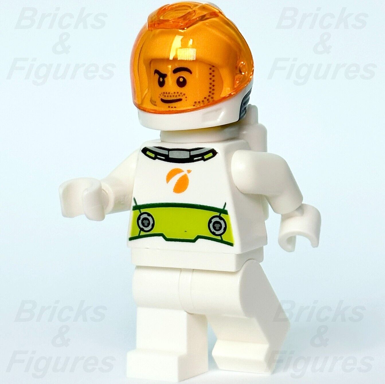 LEGO Town City Astronaut Space Port Minifigure White Spacesuit 60350 cty1009 - Bricks & Figures