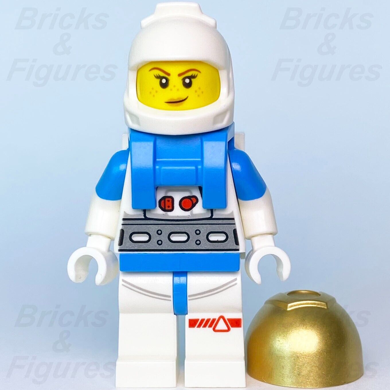 LEGO Town City Lunar Research Astronaut Female Space Port Minifigure 60350 New - Bricks & Figures