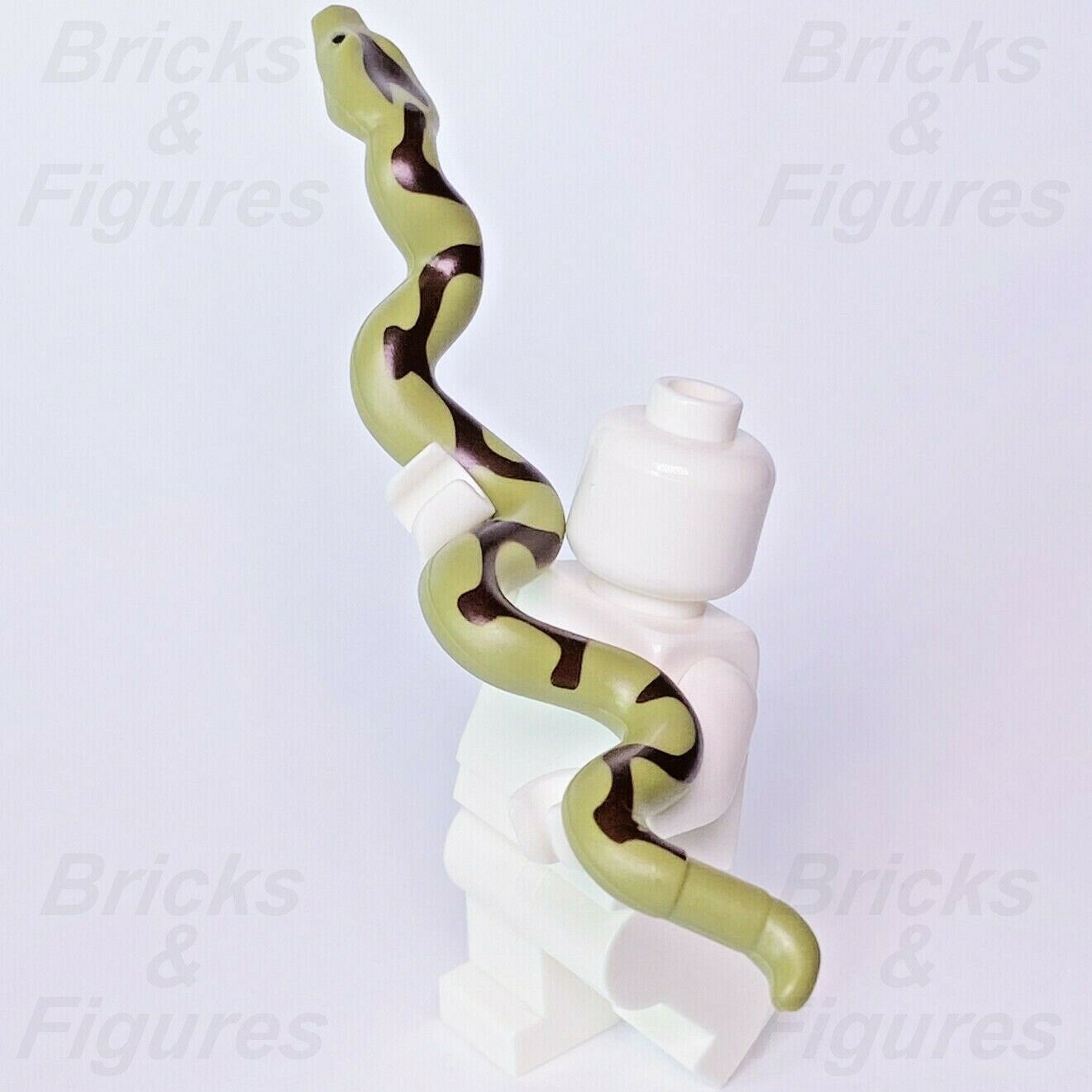 LEGO Town City Snake Olive Green Wildlife Rescue Animal Minifigure Part 60301 - Bricks & Figures