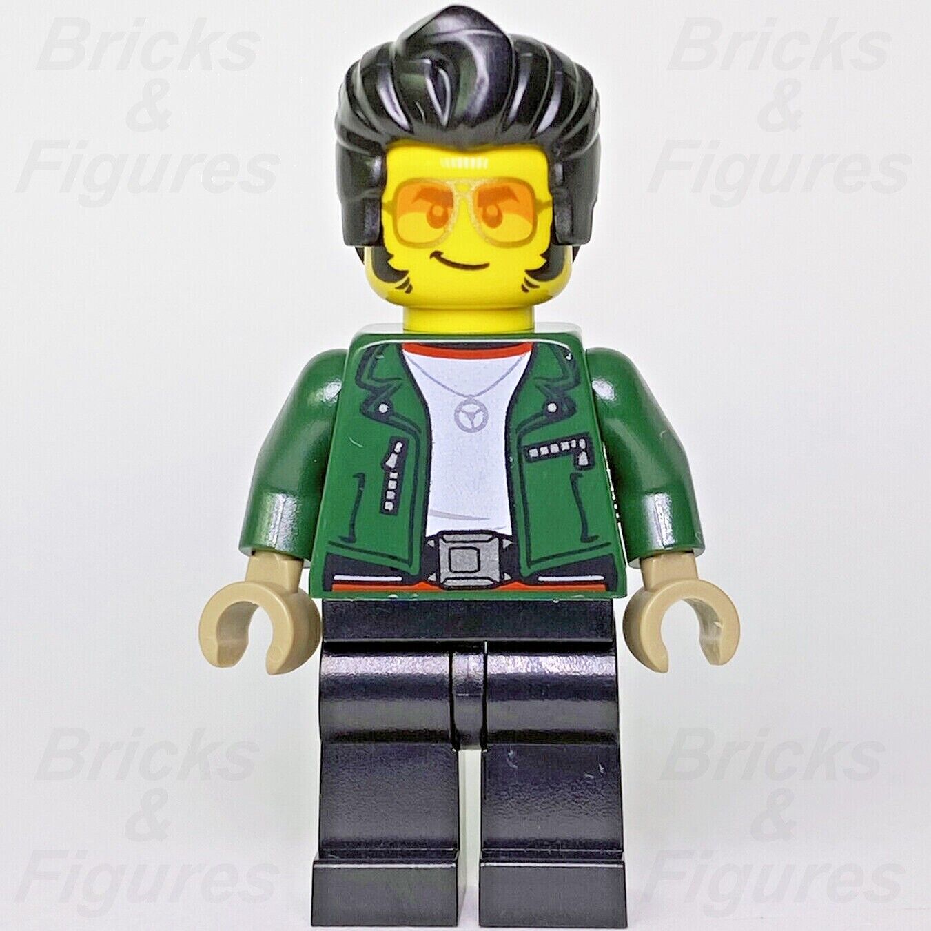 LEGO Tread Octane Stuntz Driver Town City Race Minifigure 60293 60258 cty1094 - Bricks & Figures