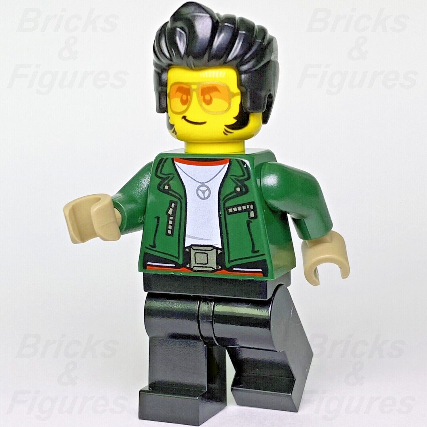LEGO Tread Octane Stuntz Driver Town City Race Minifigure 60293 60258 cty1094 - Bricks & Figures