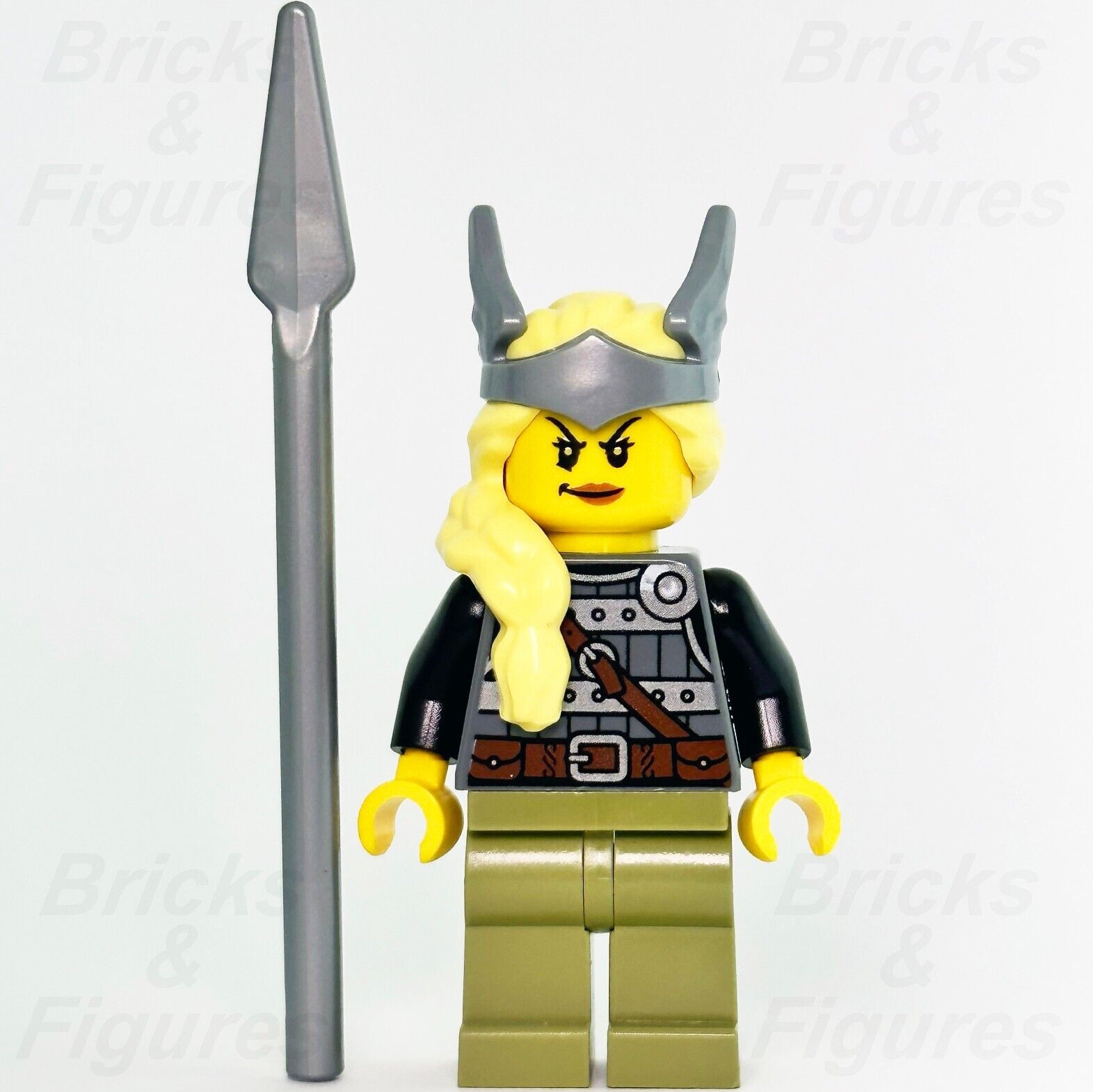 LEGO Viking Warrior Female Creator Minifigure with Diadem & Spear 31132 vik039 - Bricks & Figures