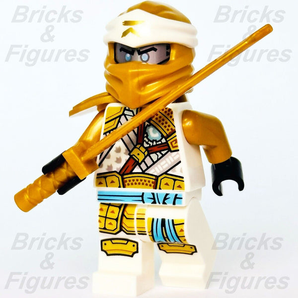 LEGO Zane Golden Ninja Ninjago Crystalized Minifigure 71770 71774 njo760 New