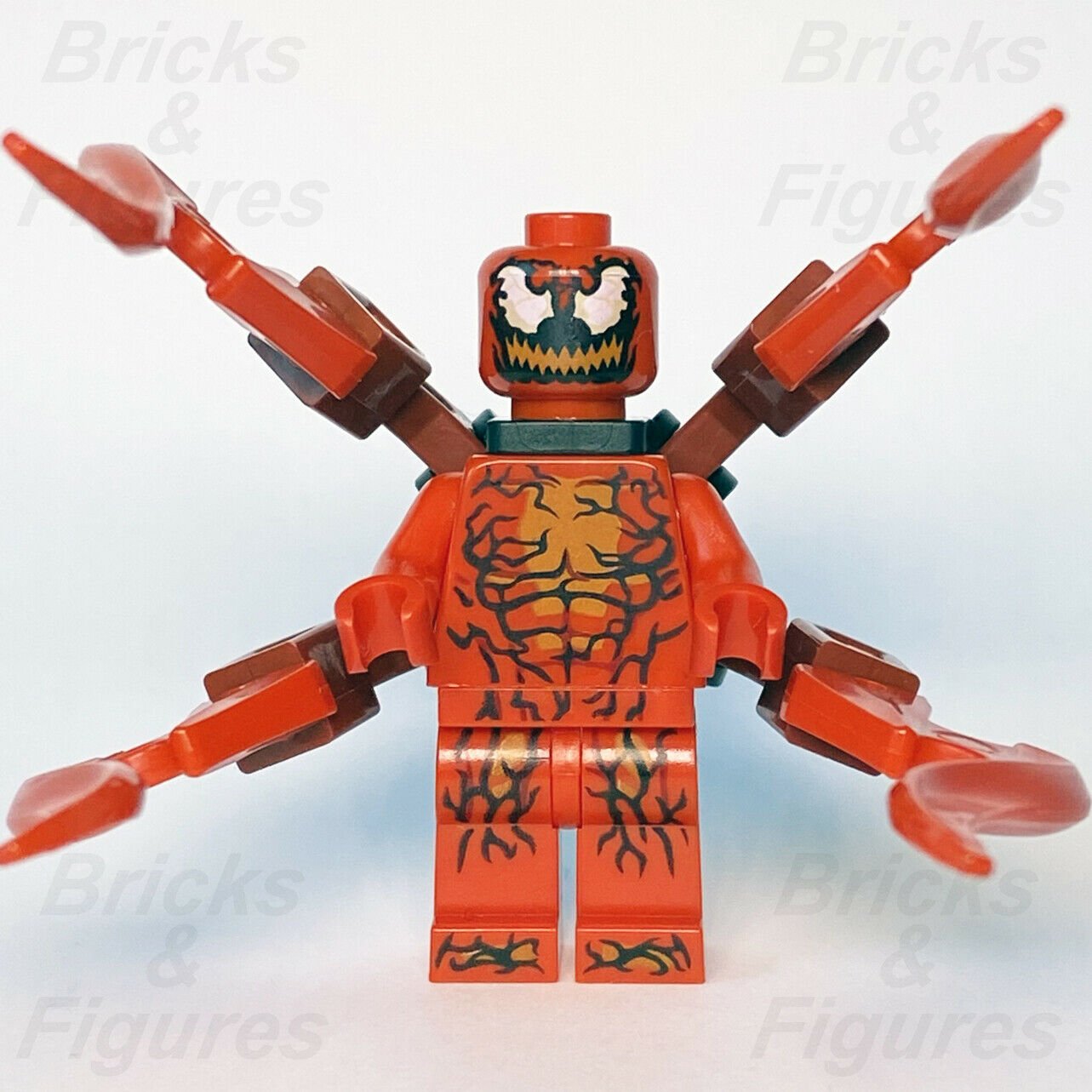 Marvel Super Heroes LEGO Carnage Cletus Kasady Spider-Man Minifigure 76173 - Bricks & Figures