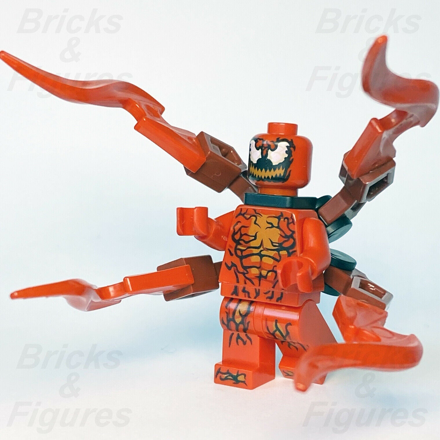 Marvel Super Heroes LEGO Carnage Cletus Kasady Spider-Man Minifigure 76173 - Bricks & Figures