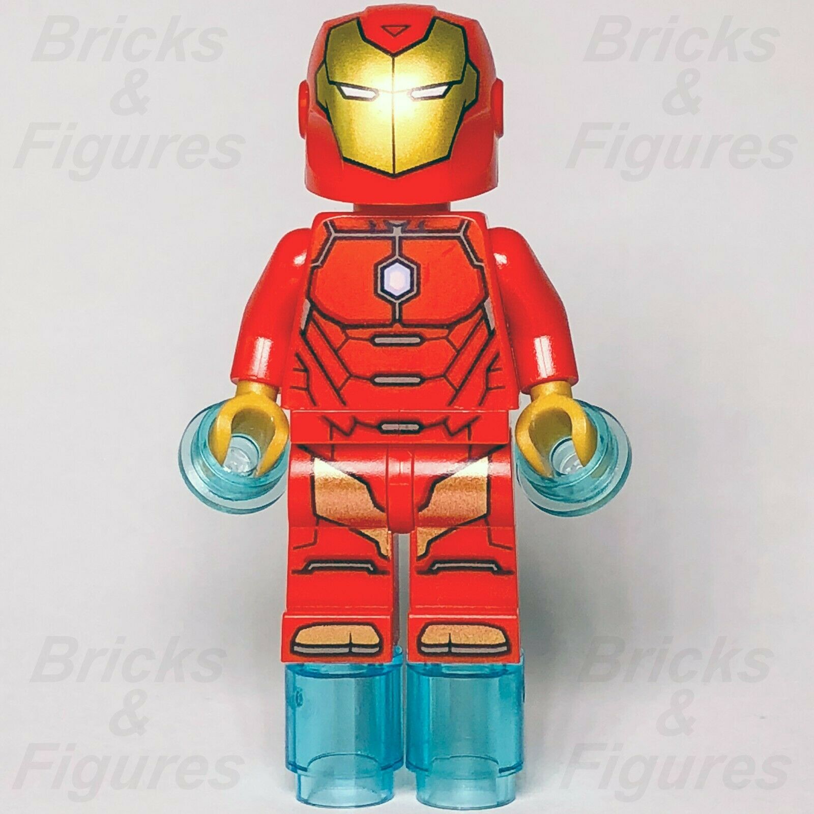 Marvel Super Heroes LEGO Invincible Iron Man Mark 51 Avengers Minifigure 76077 - Bricks & Figures