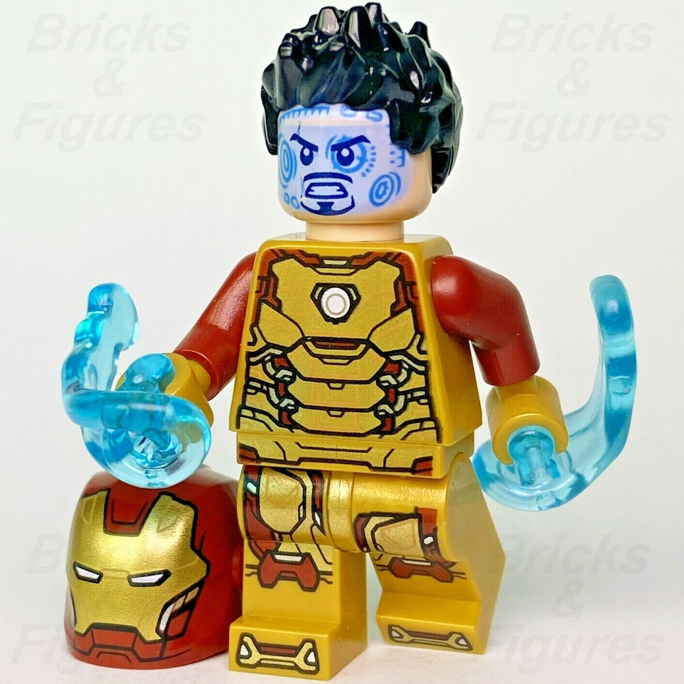 Marvel Super Heroes LEGO Iron Man Mark 42 Armor Suit Avengers Minifigure 76203 - Bricks & Figures