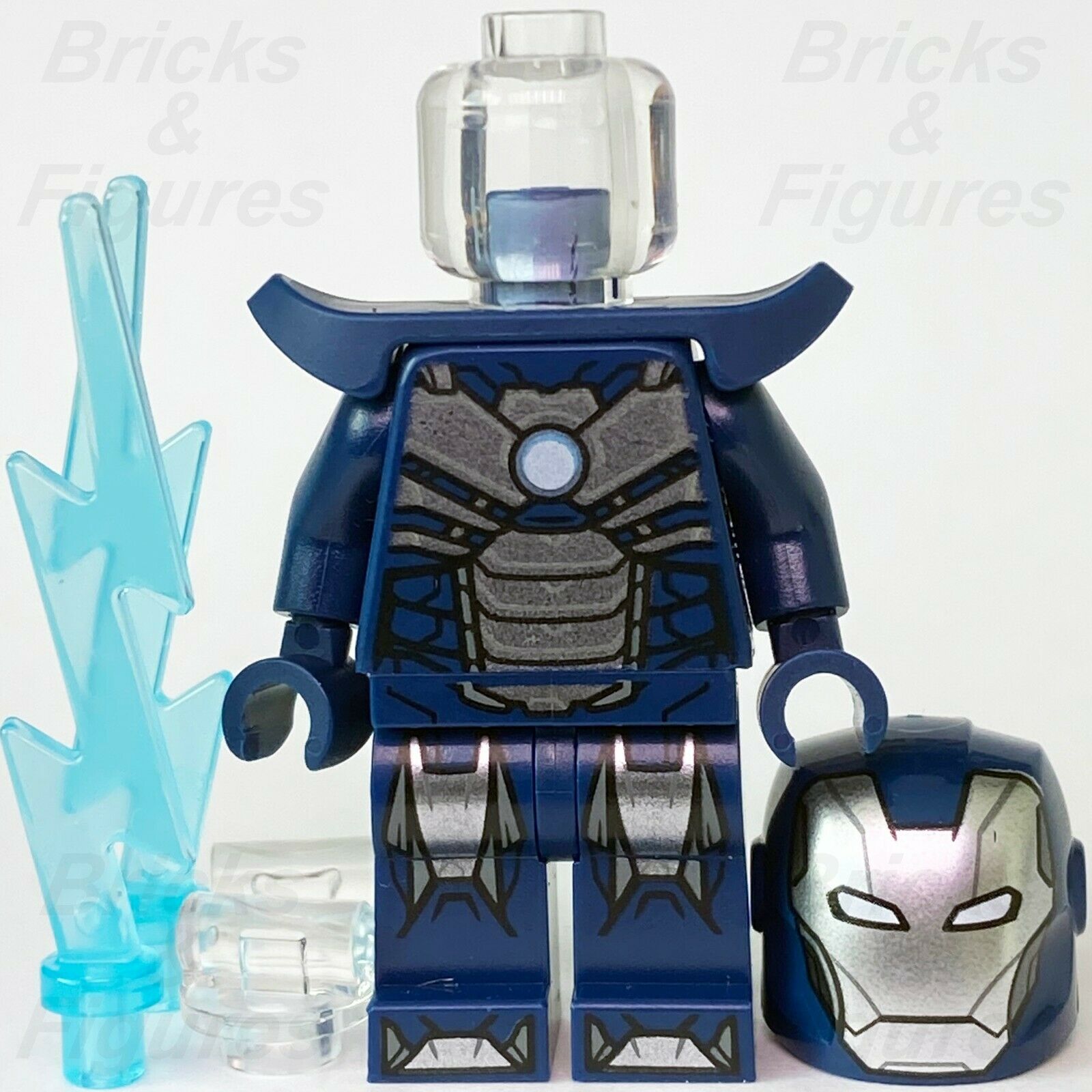 Marvel Super Heroes LEGO Iron Man Tazer Armor Mark 30 Avengers Minifigure 76166 - Bricks & Figures