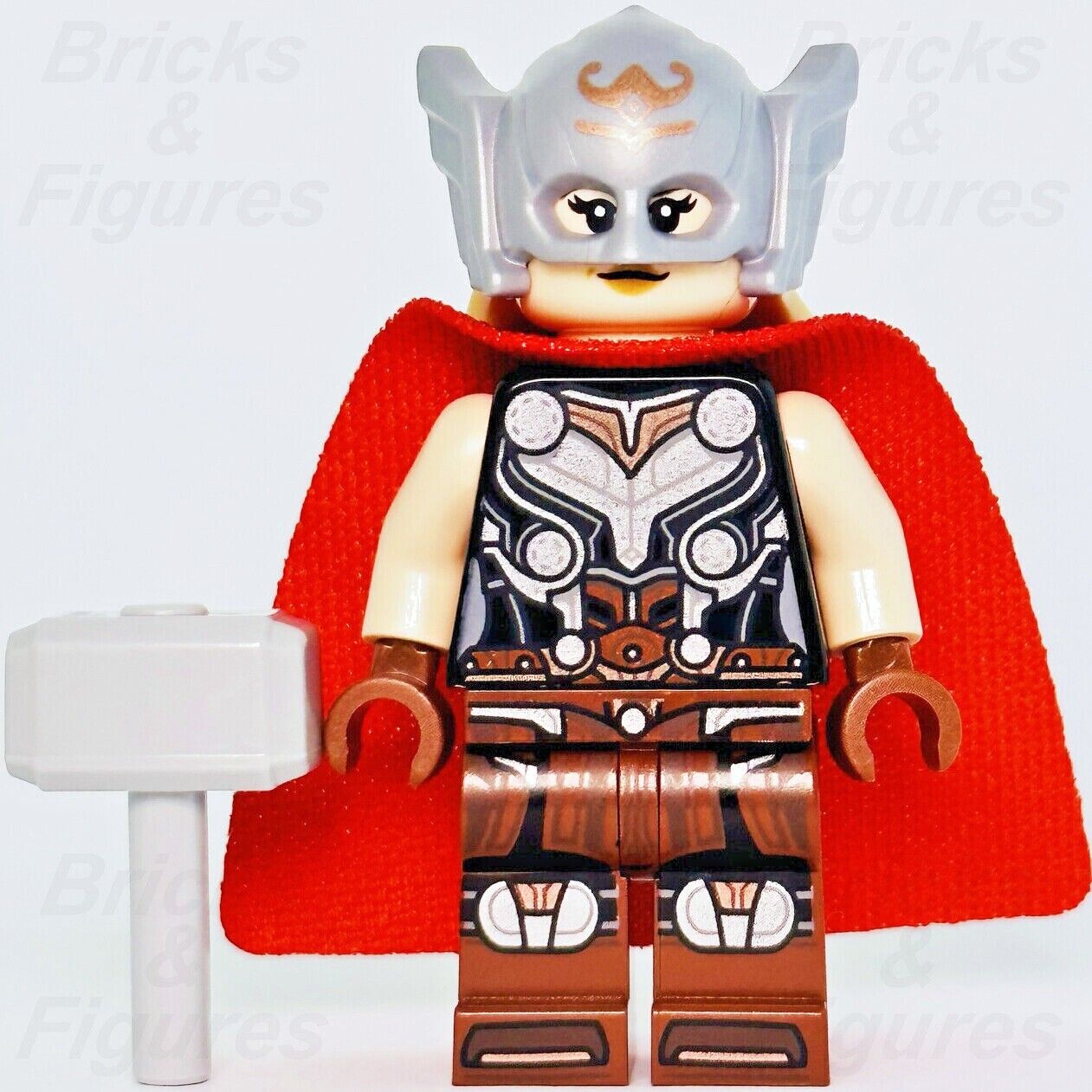 Marvel Super Heroes LEGO Mighty Thor Minifigure Thor Love & Thunder 76208 sh815 - Bricks & Figures