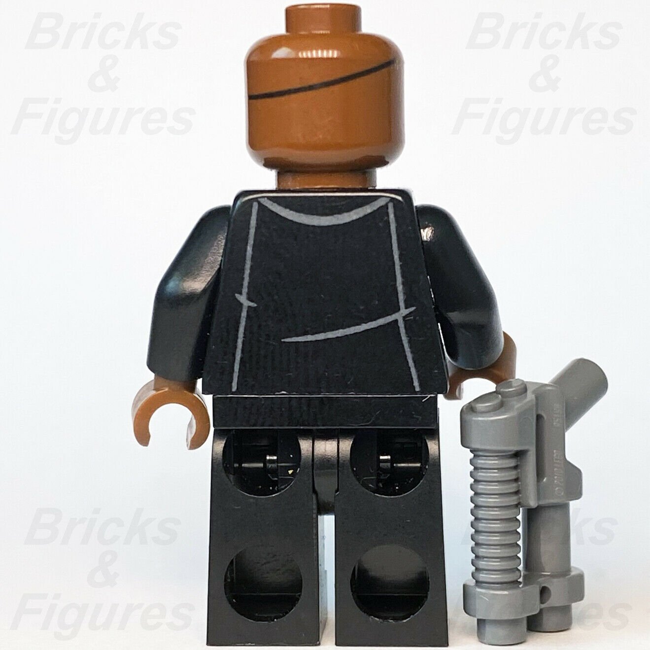 Marvel Super Heroes LEGO Nick Fury Avengers Black Coat Minifigure 76153 76130 - Bricks & Figures