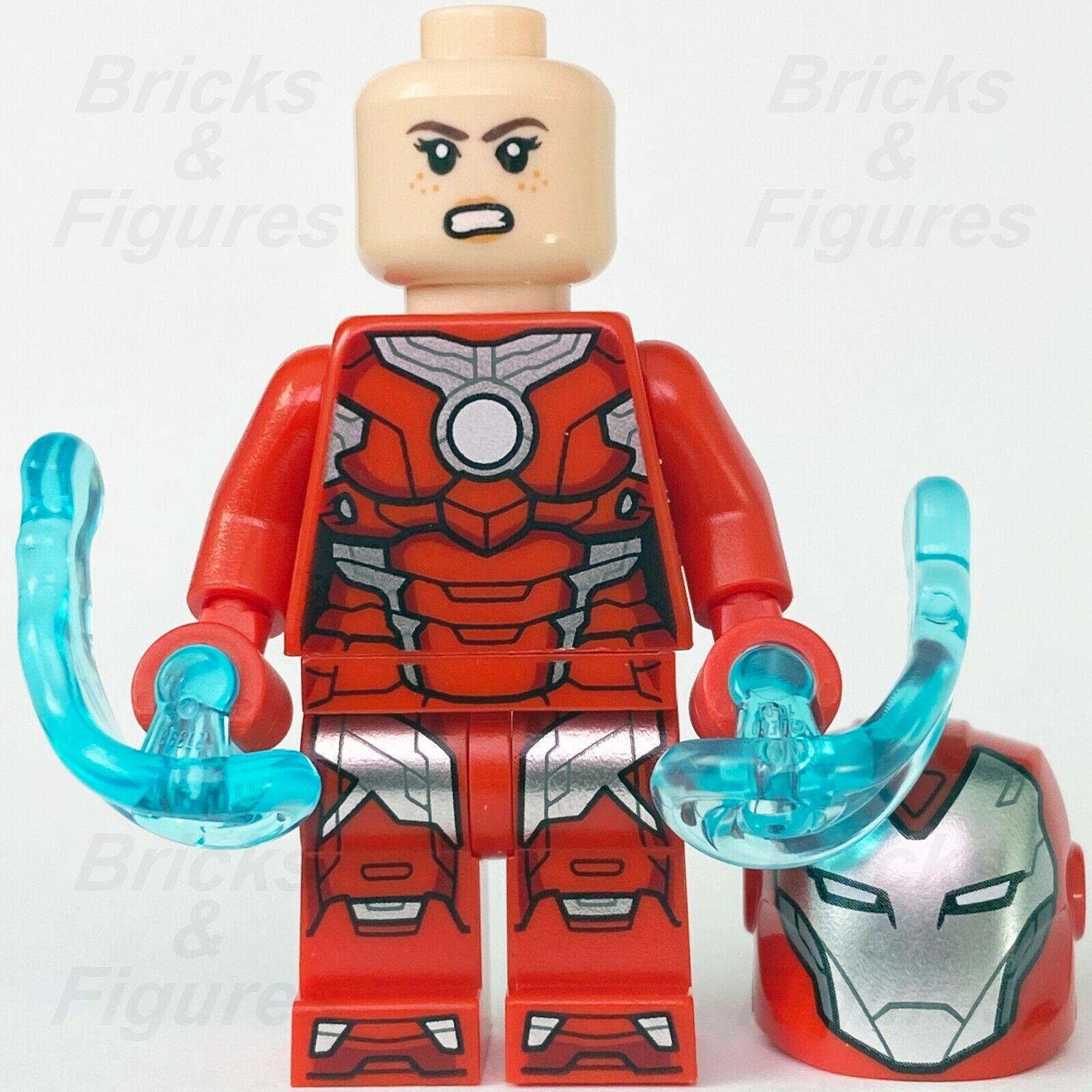 Marvel Super Heroes LEGO Pepper Potts Rescue Red Armor Avengers Minifigure 76164 - Bricks & Figures