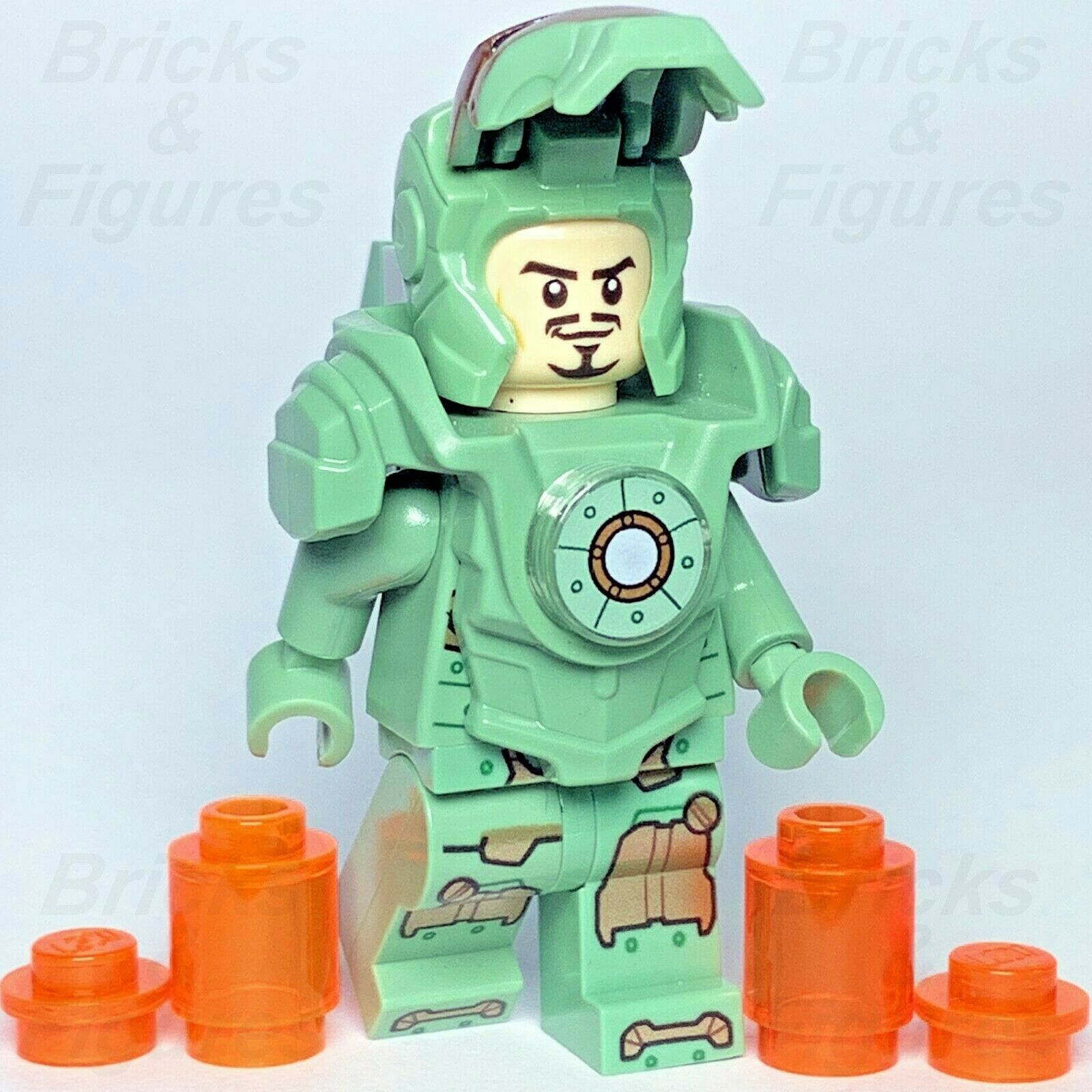 Marvel Super Heroes LEGO Scuba Iron Man Mark 37 Avengers Minifigure 76048 sh213 - Bricks & Figures