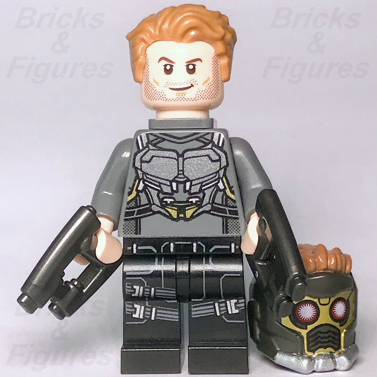 Marvel Super Heroes LEGO Star-Lord Guardians of the Galaxy Minifigure 76081 - Bricks & Figures