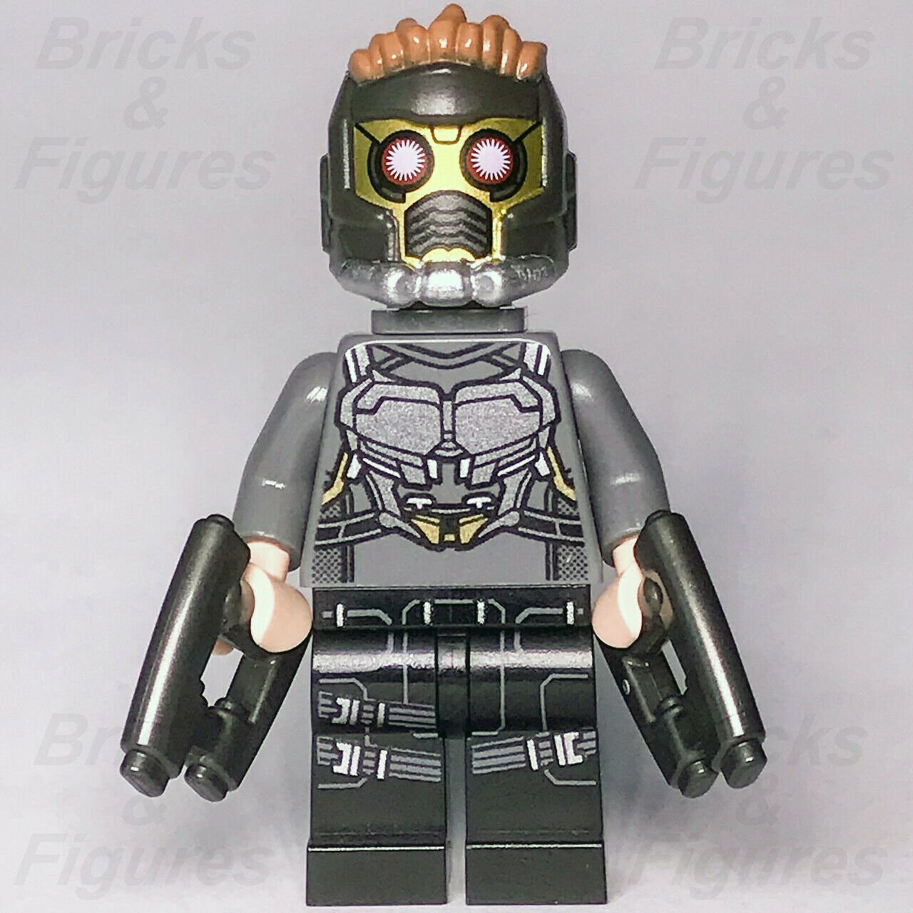 Marvel Super Heroes LEGO Star-Lord Guardians of the Galaxy Minifigure 76081 - Bricks & Figures