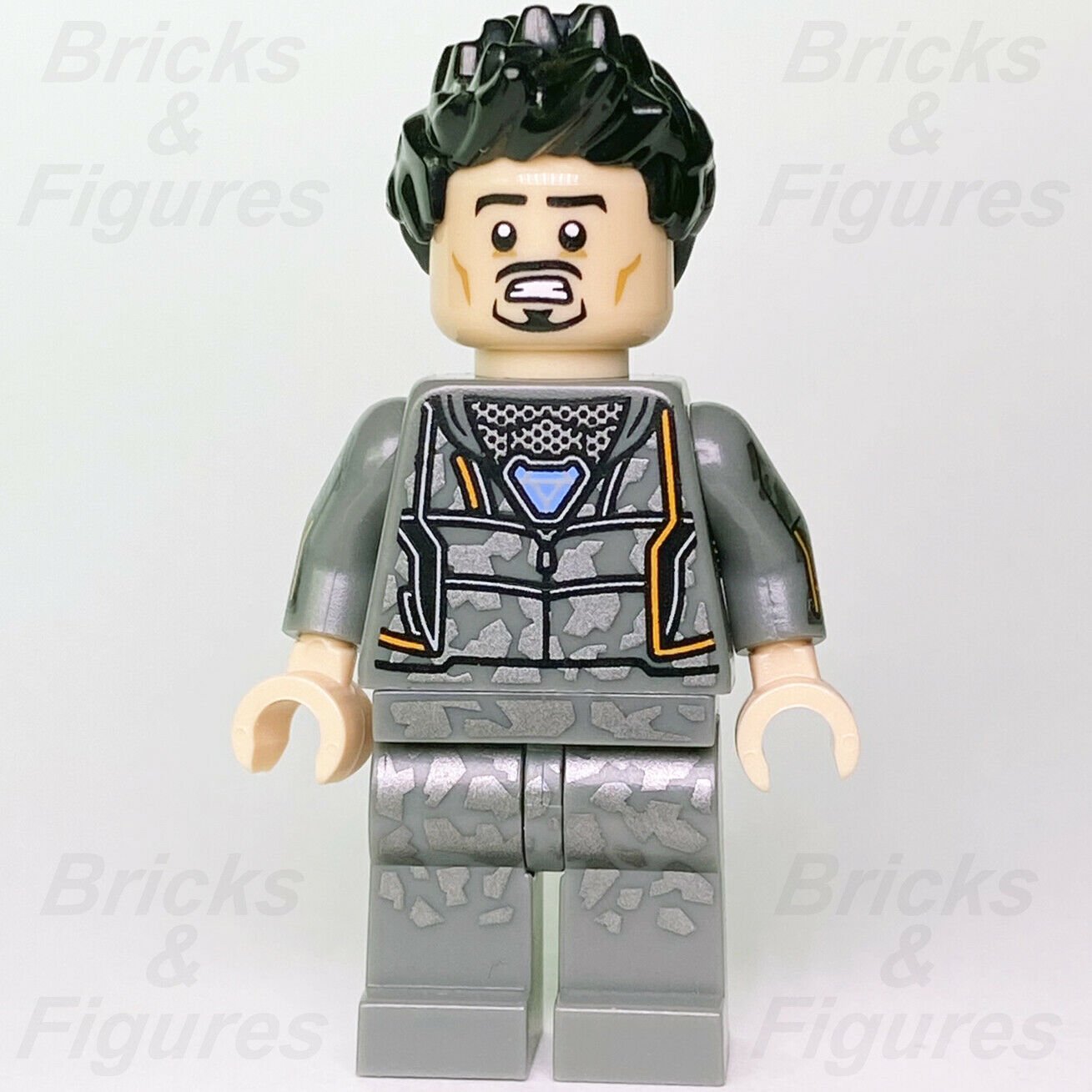 Marvel Super Heroes LEGO Tony Stark Iron Man Avengers Minifigure 5005256 col336 - Bricks & Figures